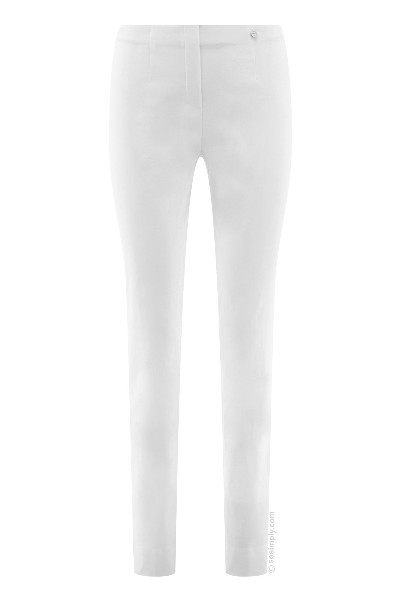 Marie Short Length Trousers White 10