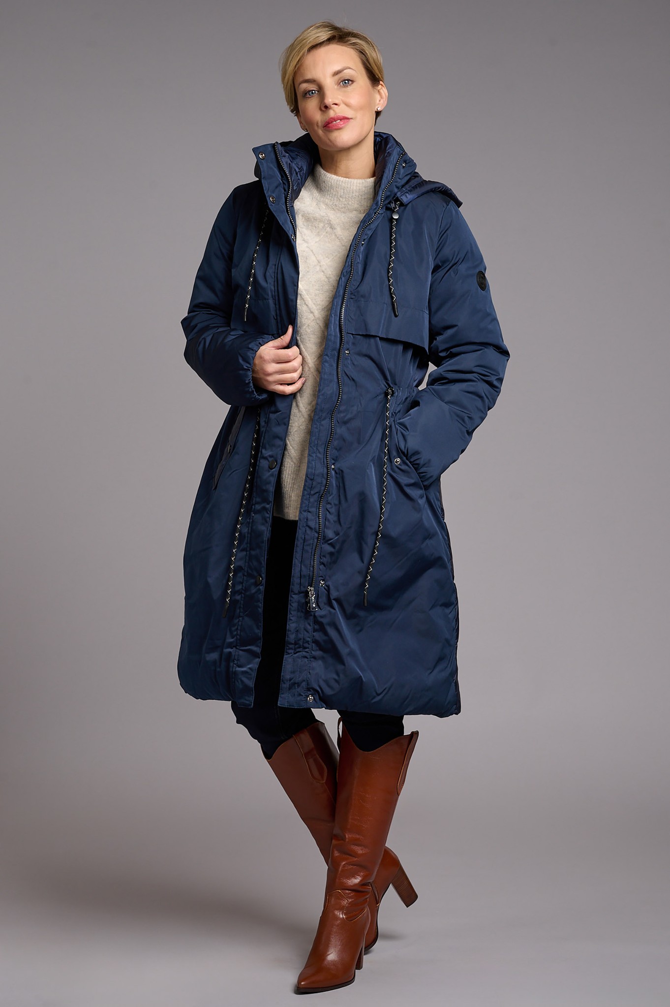 Frandsen Elna Down Coat Navy 69
