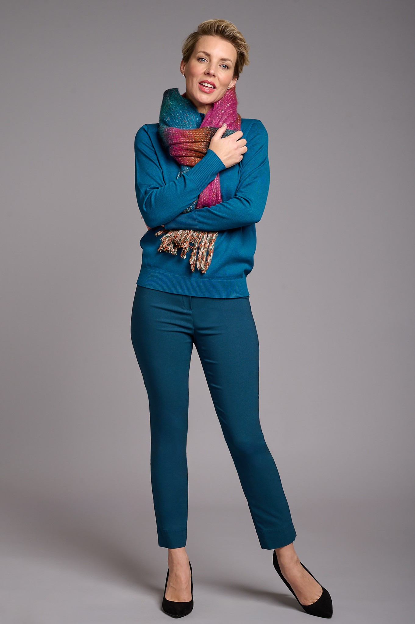 Robell Rose 09 Ankle Grazer Petrol 75