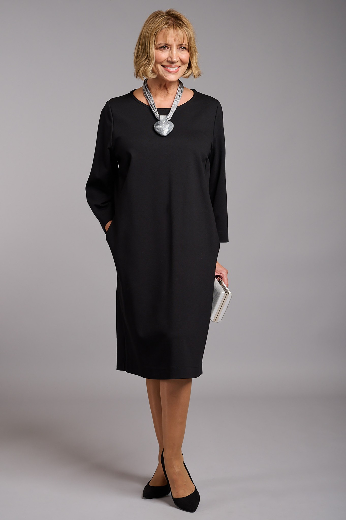 Noen Antonia Midi Dress Black 90