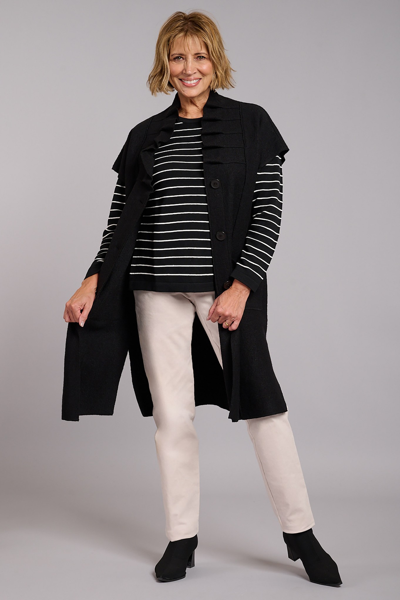 Robell Rose F/L Needlecord Winter White 11