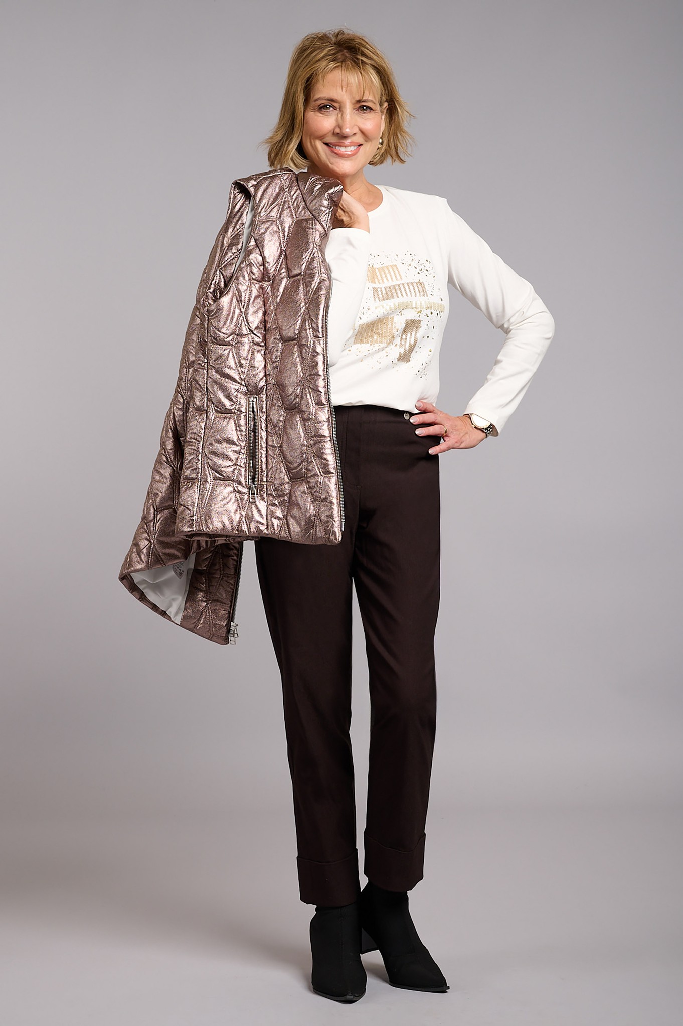 Robell Bella 09 Ankle Grazer Dark Brown 38/39