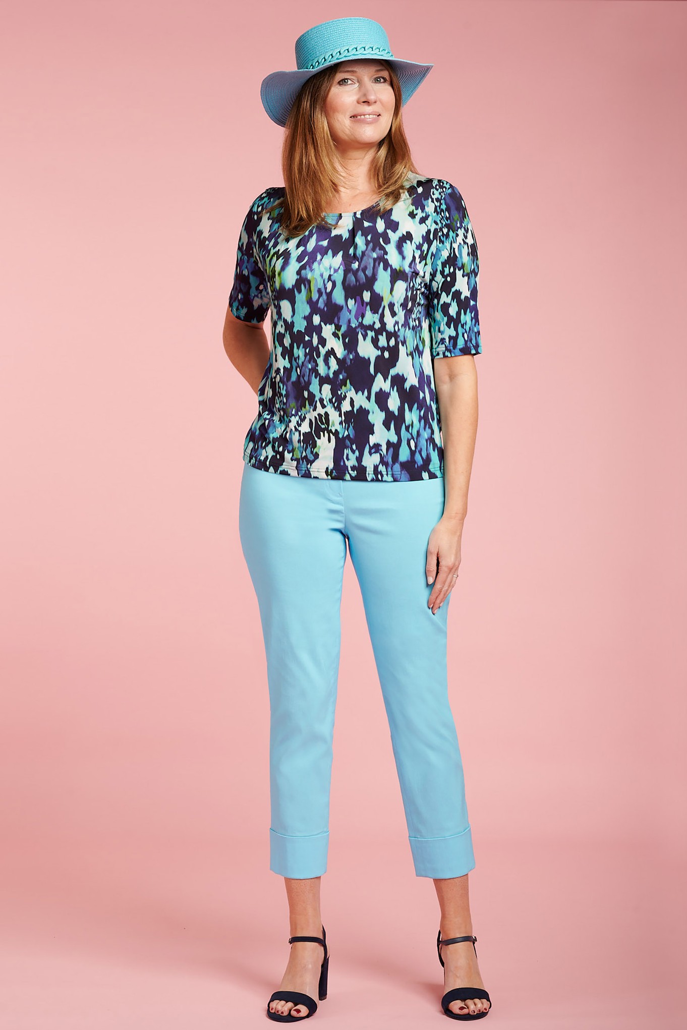 Robell Bella 09 Ankle Grazer Pacific Turquoise 750