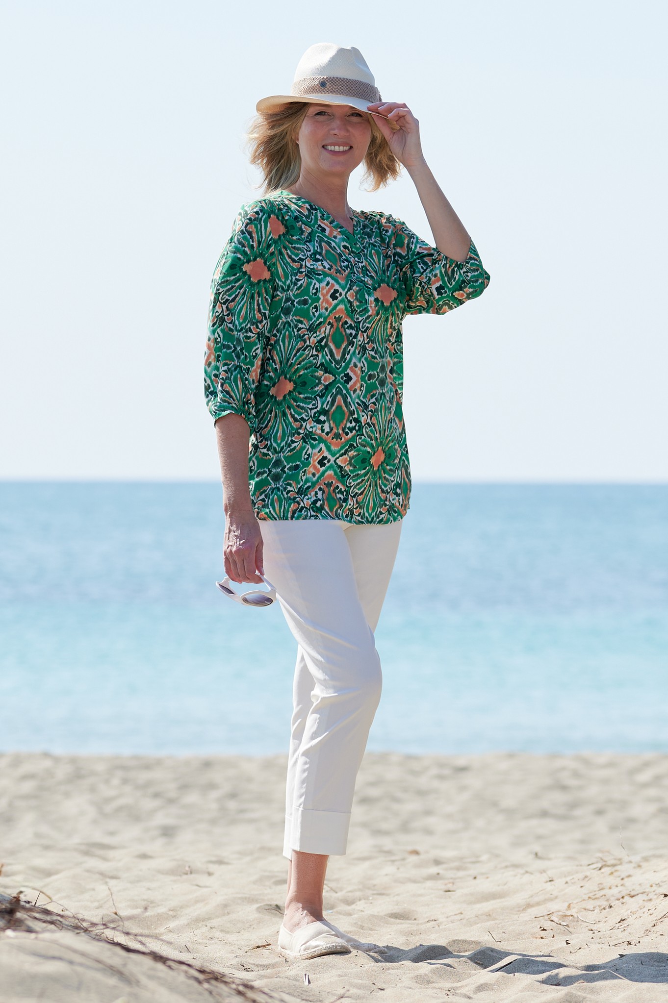 Robell Bella 09 Ankle Grazer Off White 111