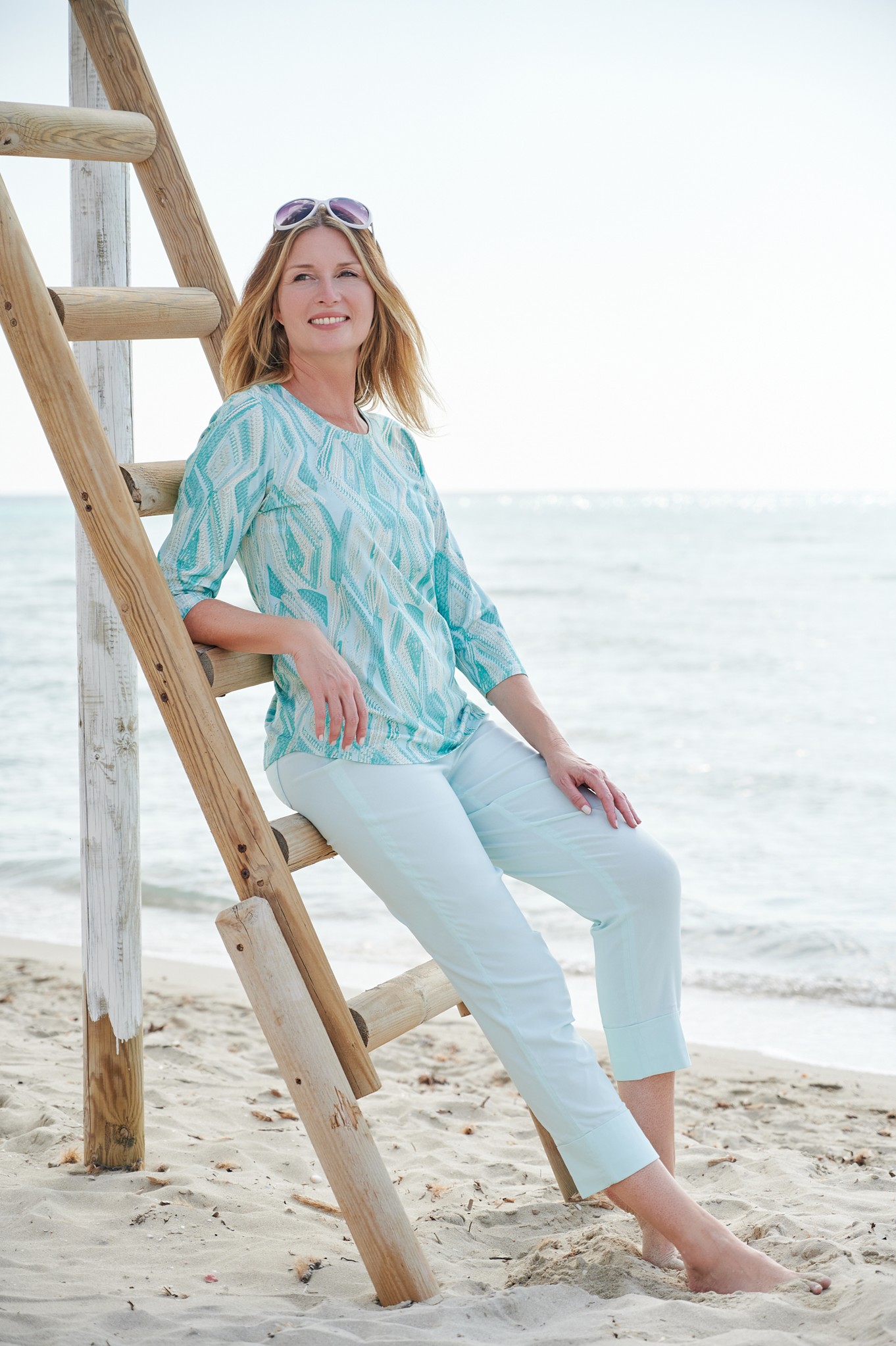 Robell Bella 09 Ankle Grazer Ice Mint 842