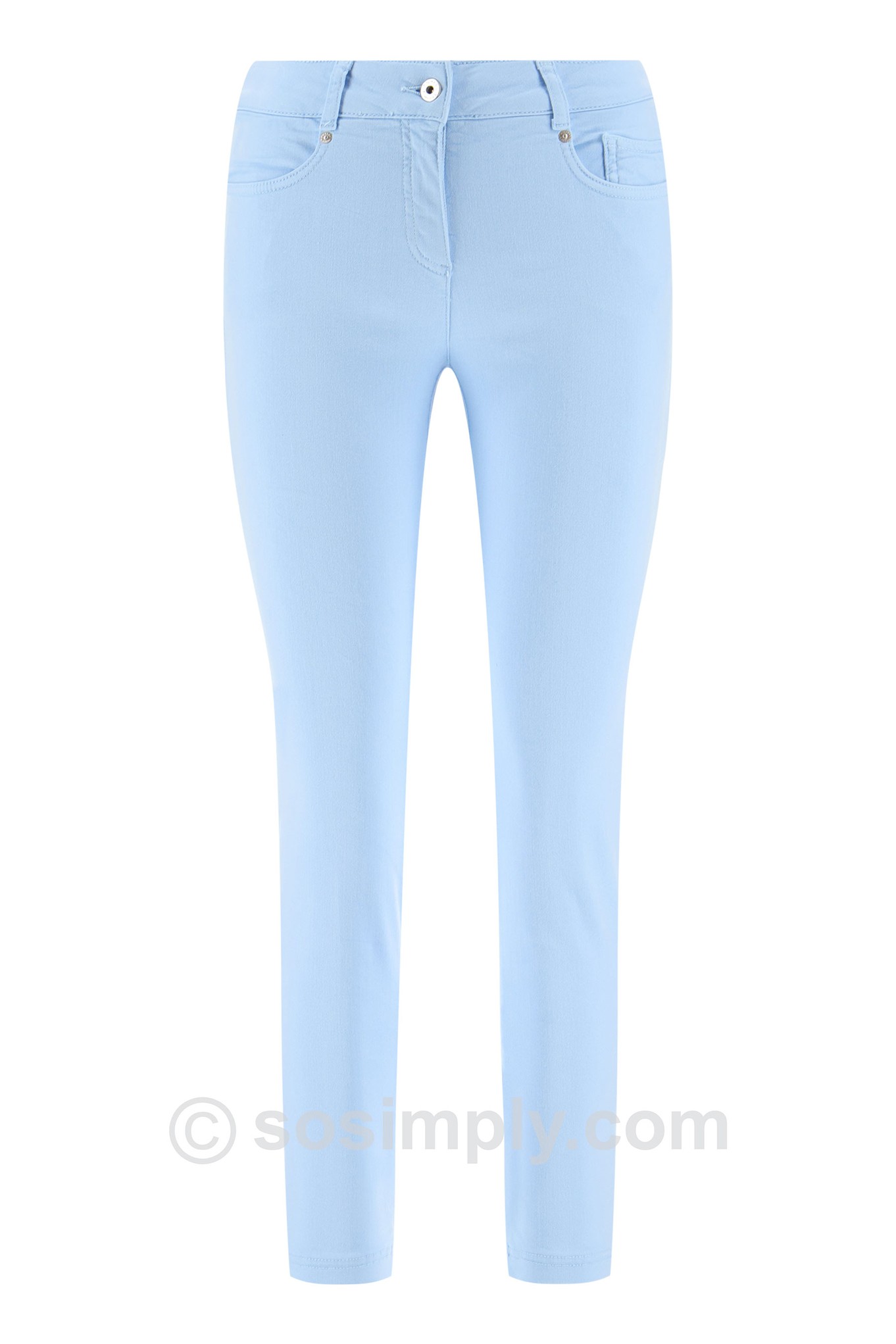 Robell Elena 09 Super Light Denim Jean Cool Blue 62