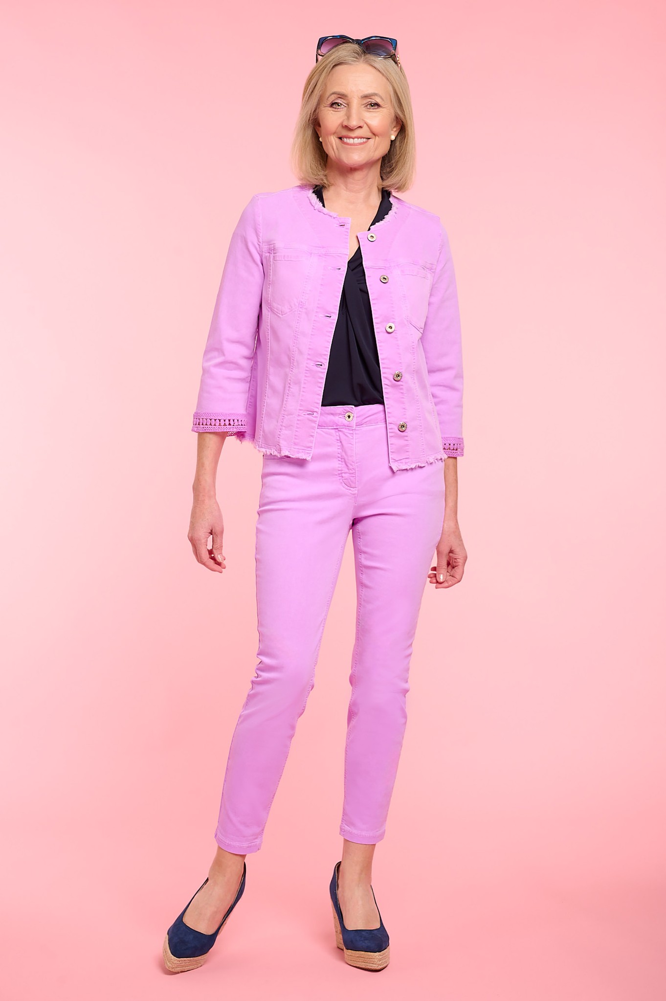 Robell Eve 09 Lift & Shape Ankle Jean  Violet 50