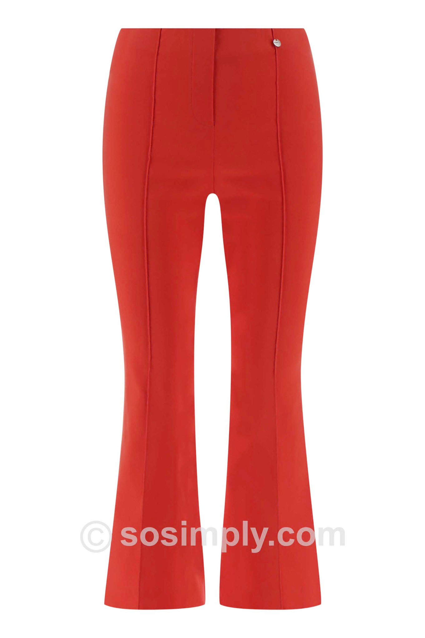 Robell Joella 09 Kick Flare Ankle Grazer Rouge 333