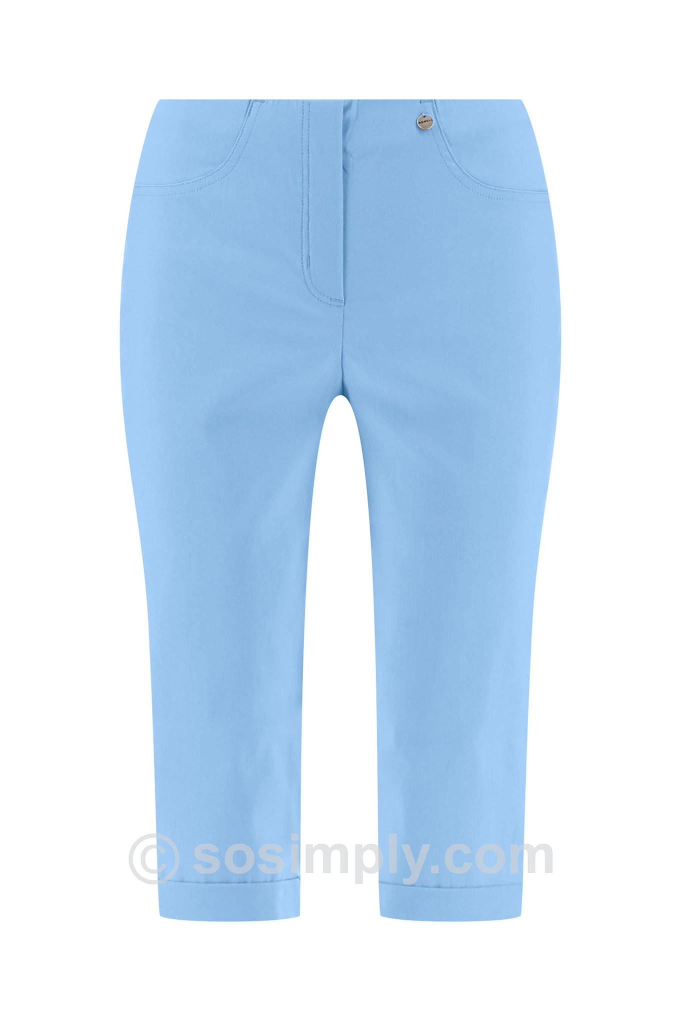 Robell Bella 05 Shorts Pastel Blue 612