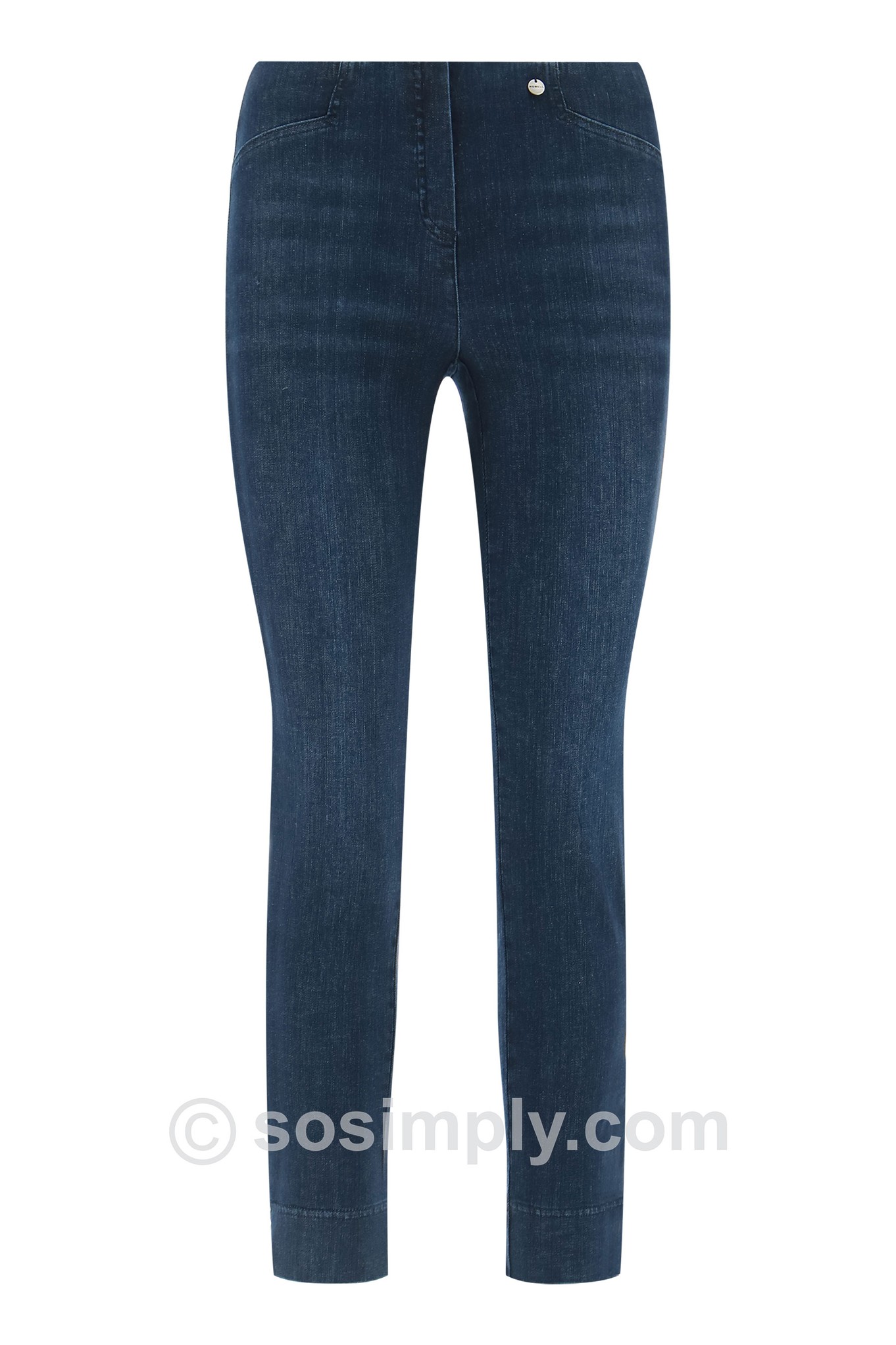 Robell Rose 09 Lightweight Denim Jean Navy 69