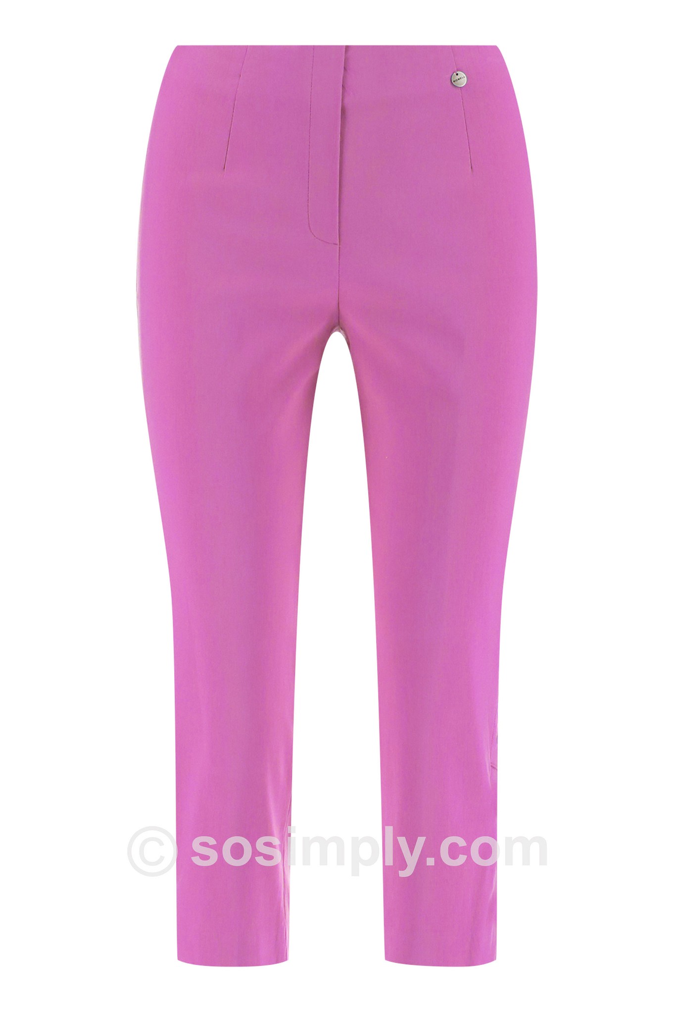 Robell Marie 07 Eyelet Crop  Phlox Pink 435