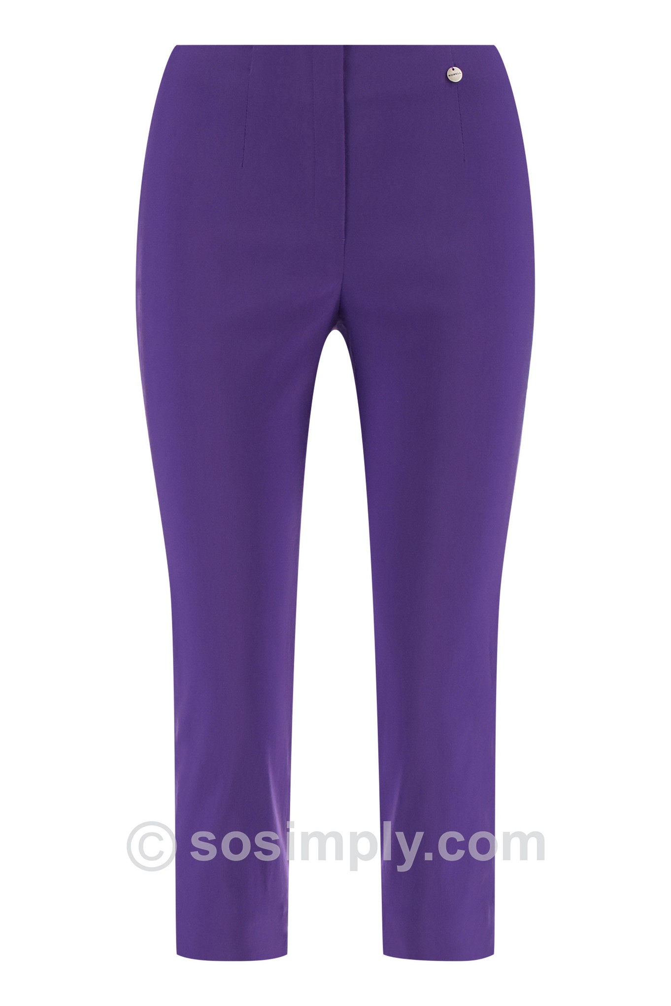 Robell Marie 07 Eyelet Crop  Majesty Purple 541