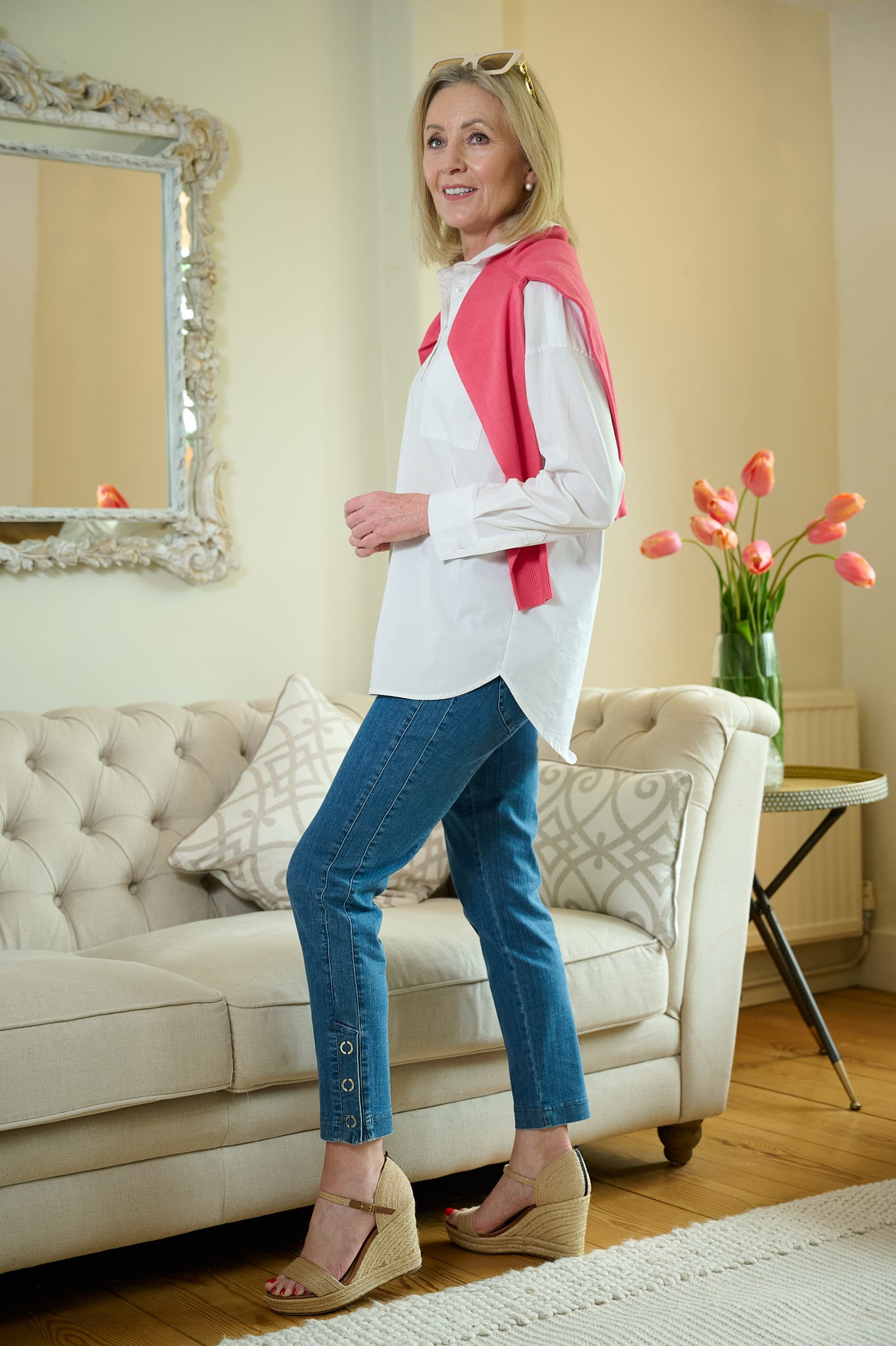 Robell Rose 09 Avant Garde Denim Ankle Grazers Natural Denim 64