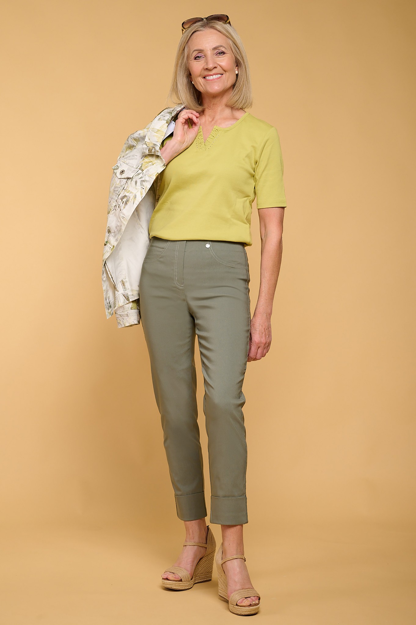 Robell Bella 09 Ankle Grazer Ivy Green 881