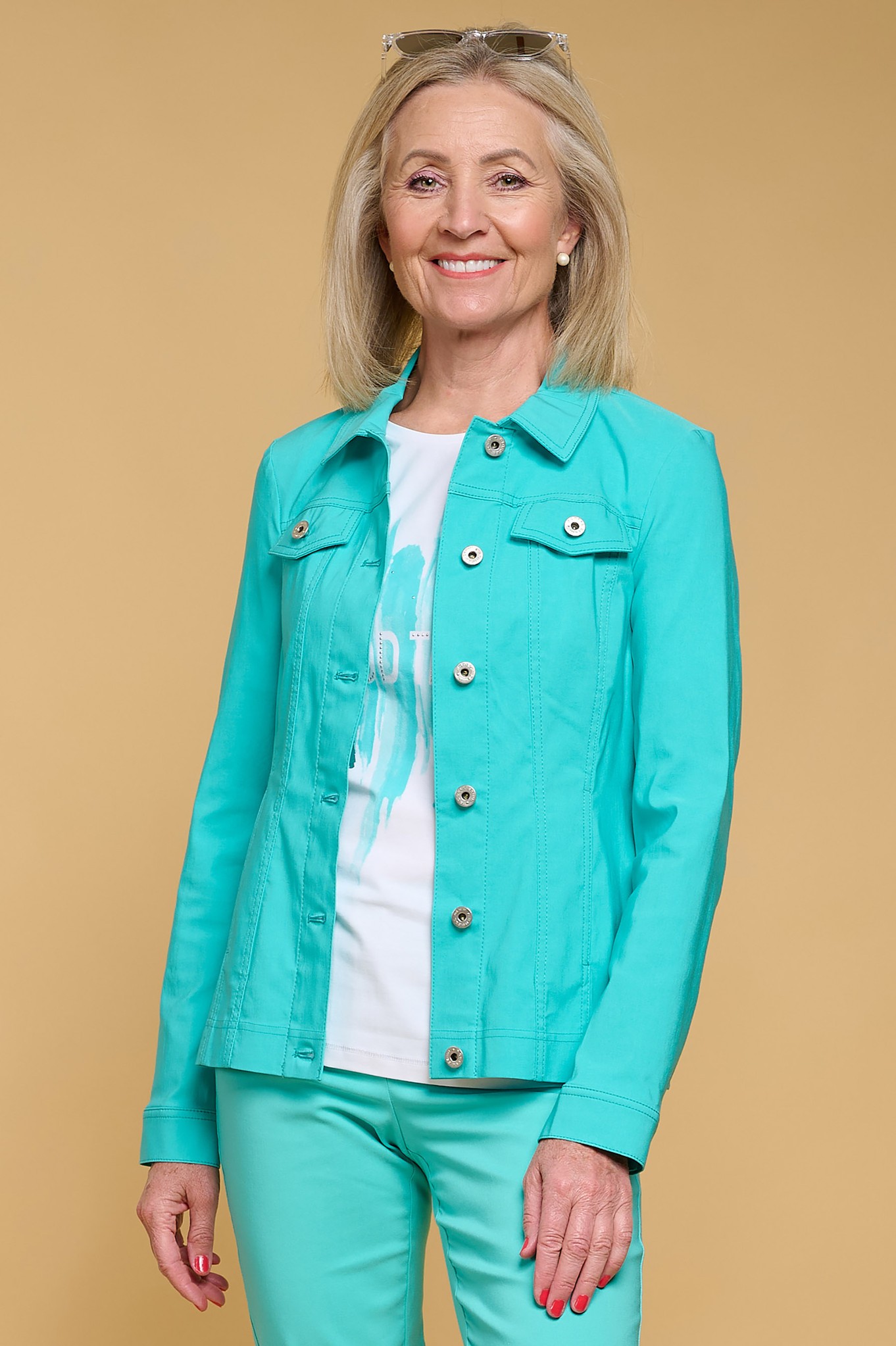 Robell Happy Jacket Aqua Green 720