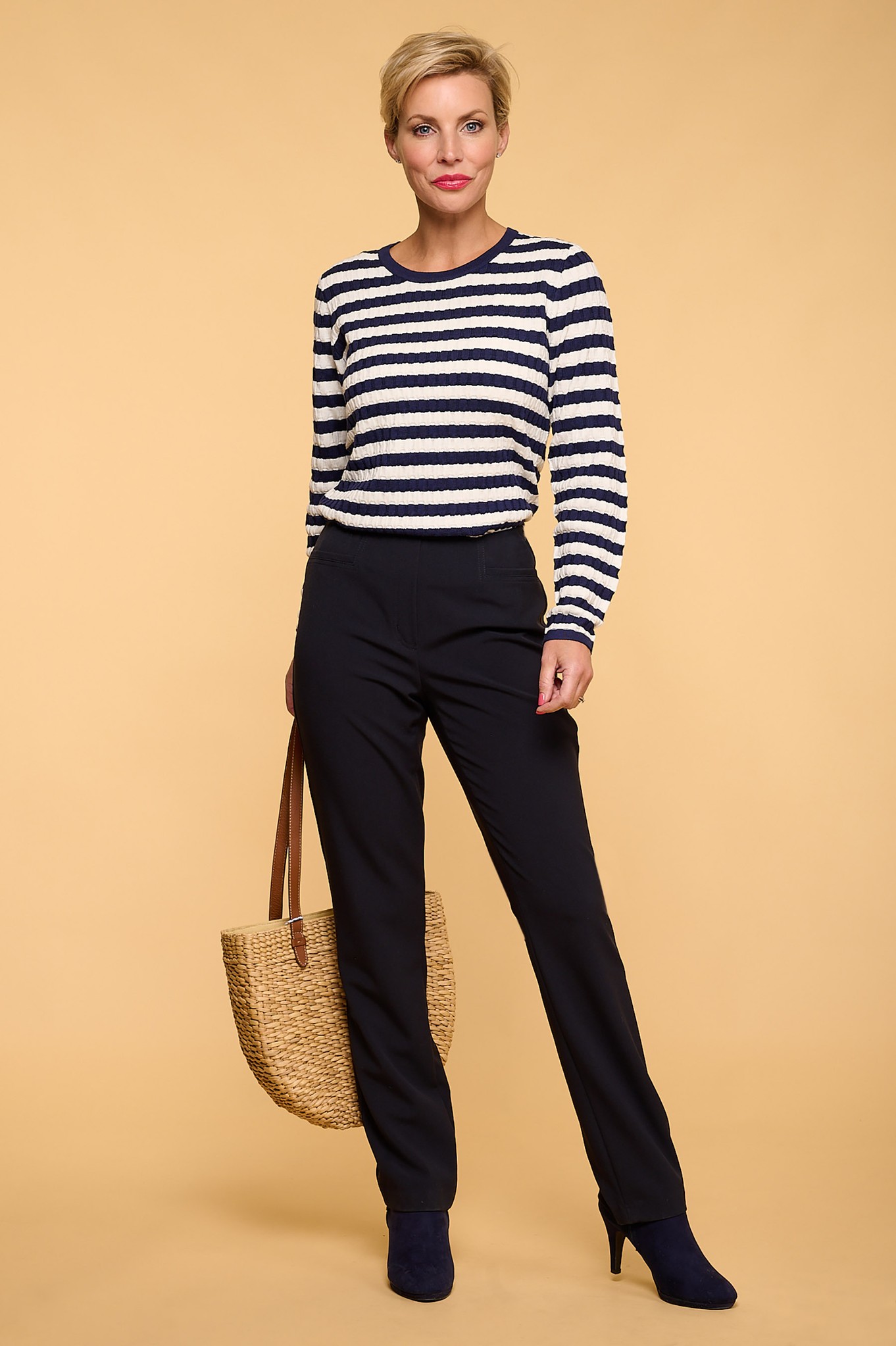 Robell Jacklyn Trousers Black 90