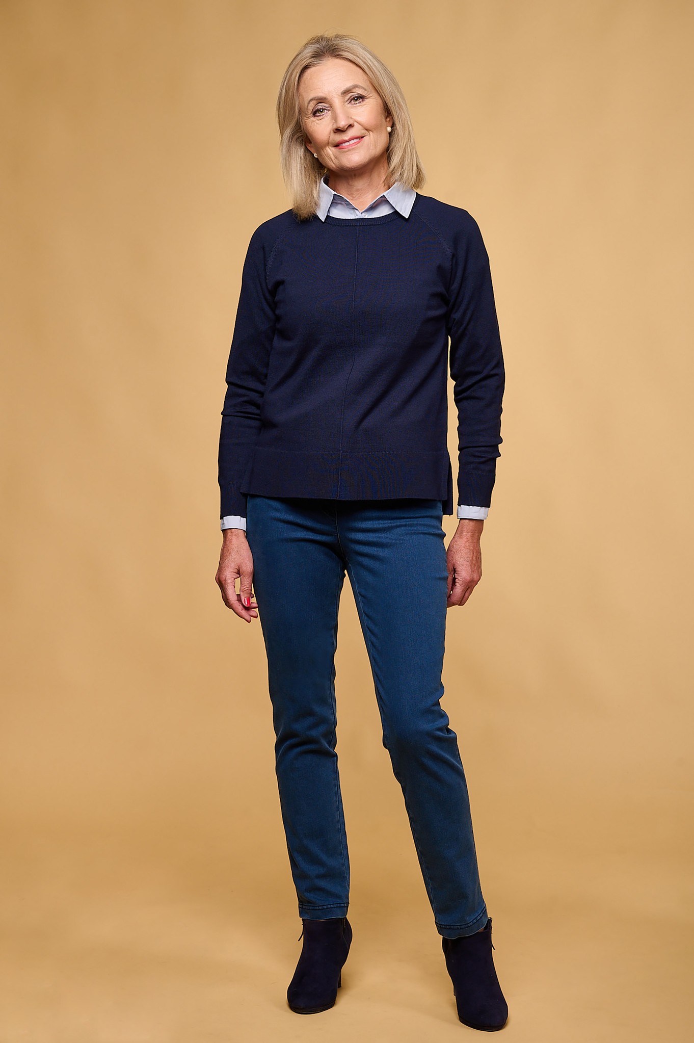 Robell Bella Petite Denim Jean Natural Denim 64