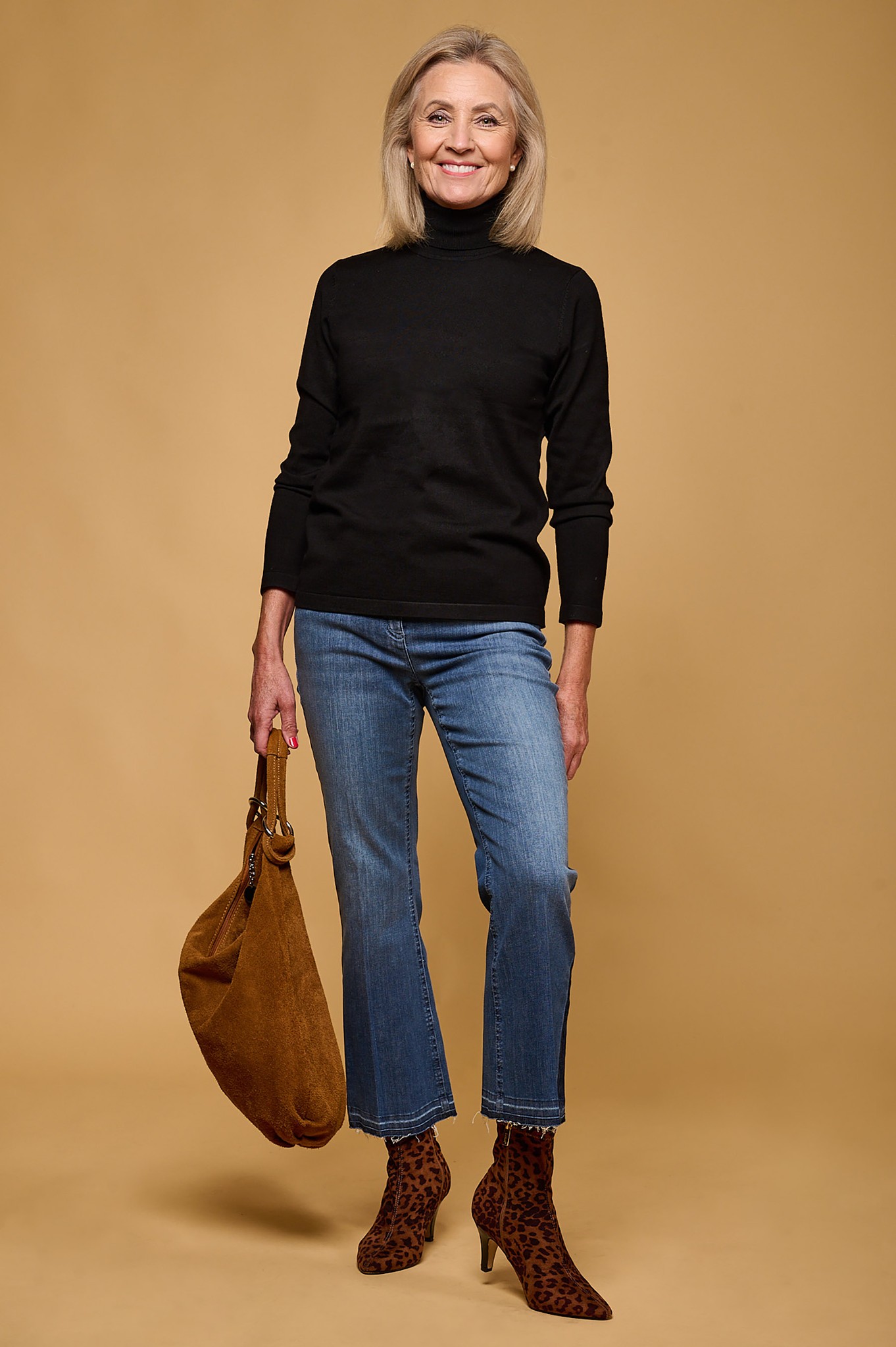 Robell Joella 09 Free Spirit Kick Flare Ankle Jean Natural Denim 64