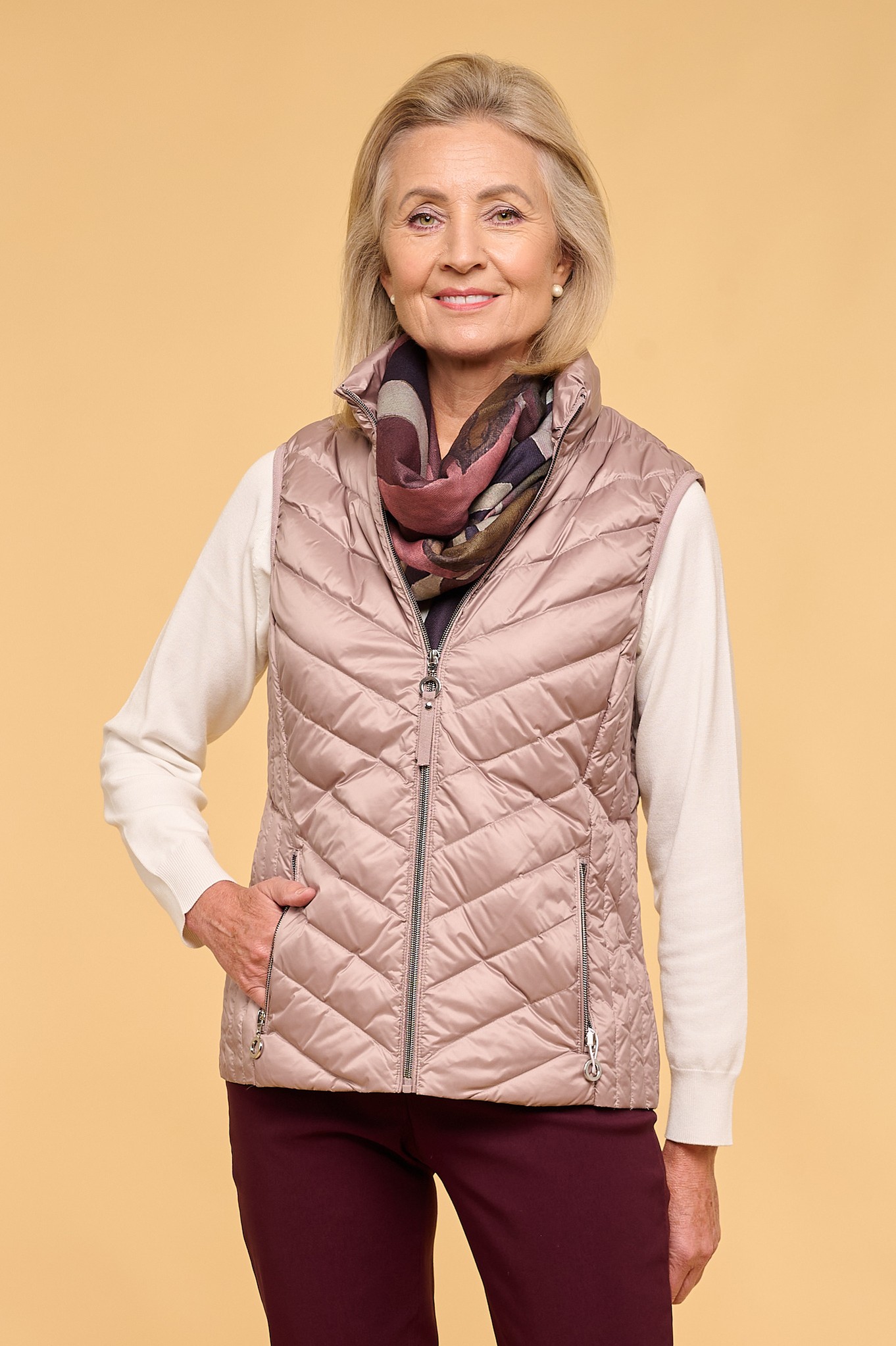 Frandsen Jensine Real Down Gilet Pale Rose 41