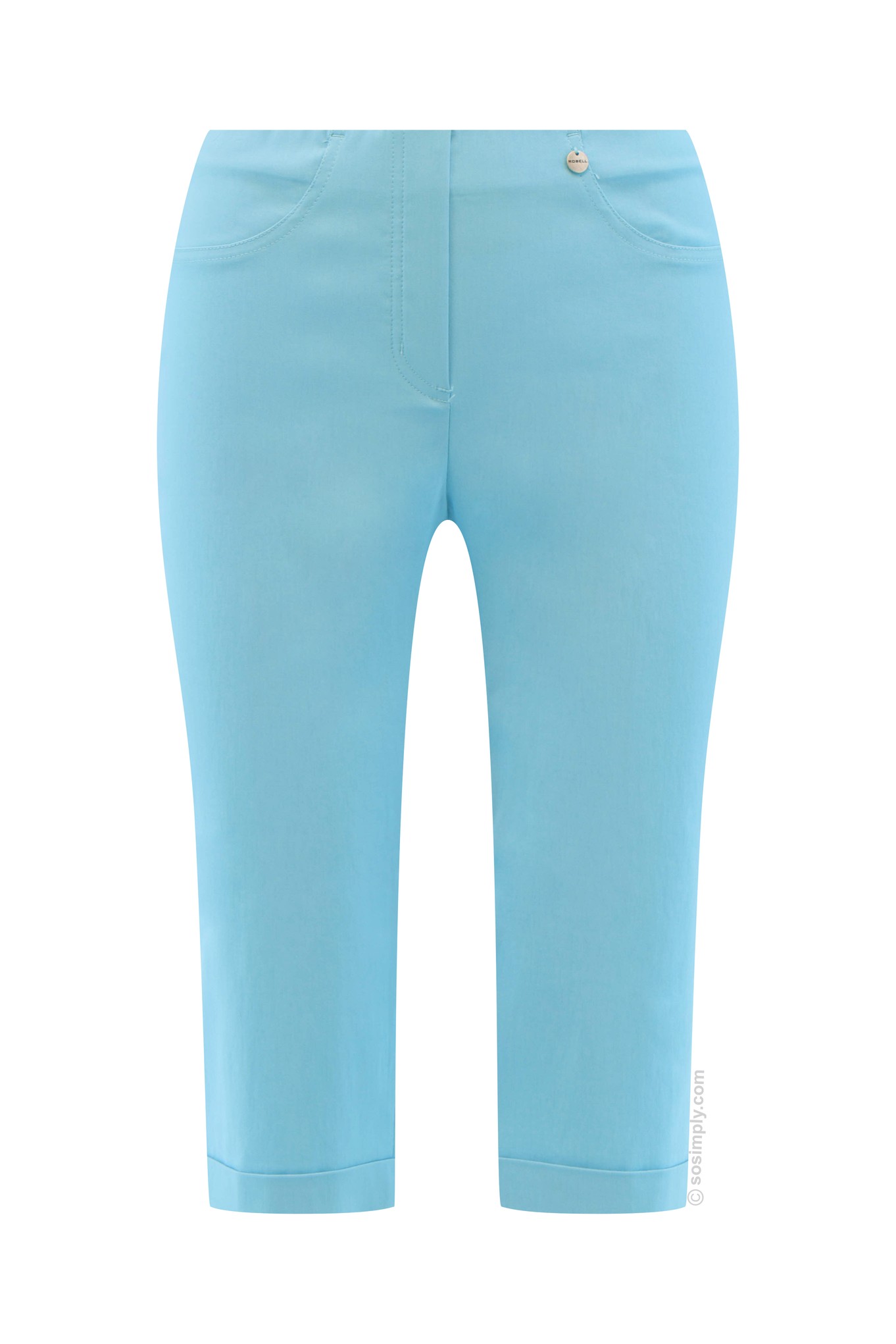 Robell Bella 05 Shorts Pacific Turquoise 750