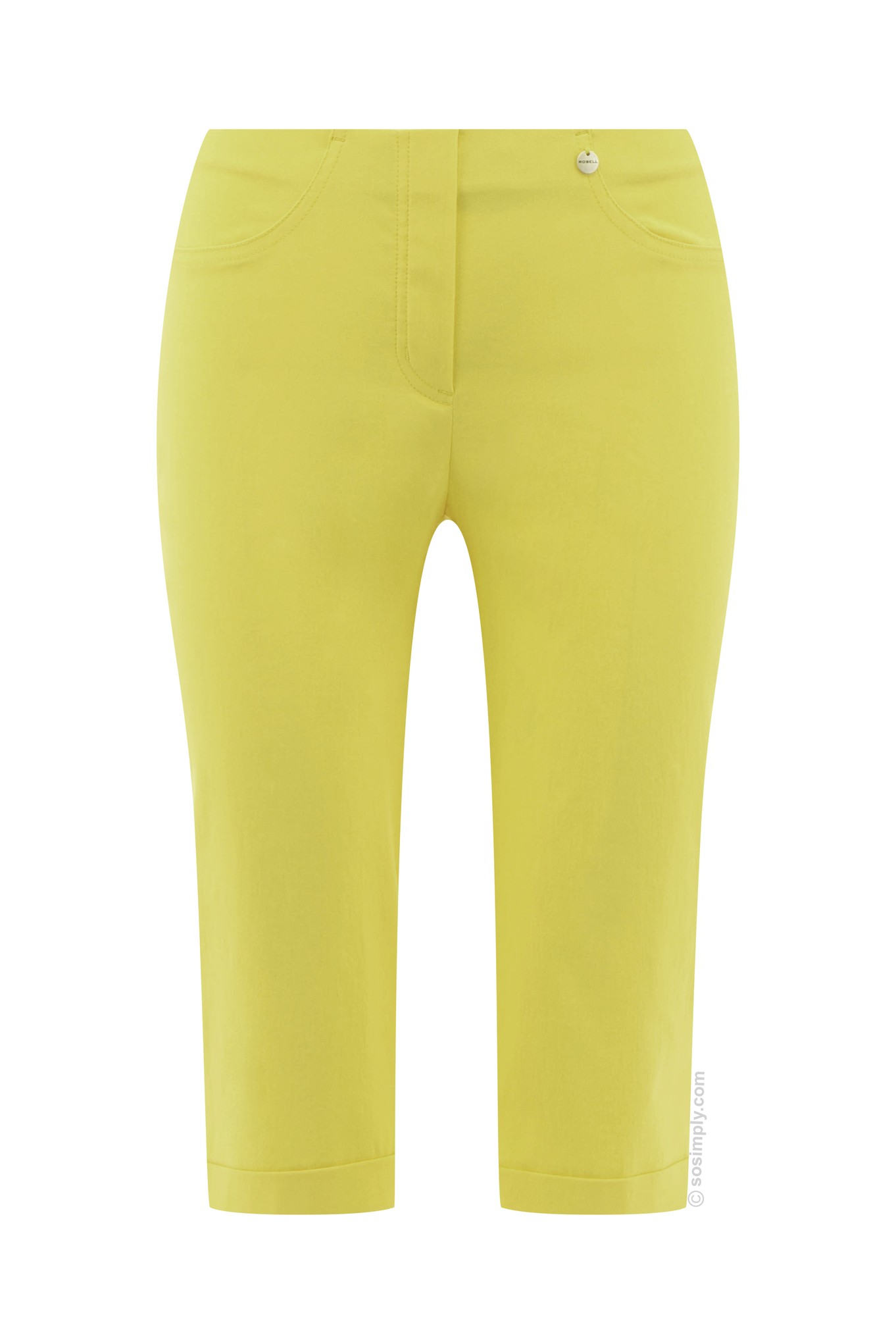 Robell Bella 05 Shorts Lime 810