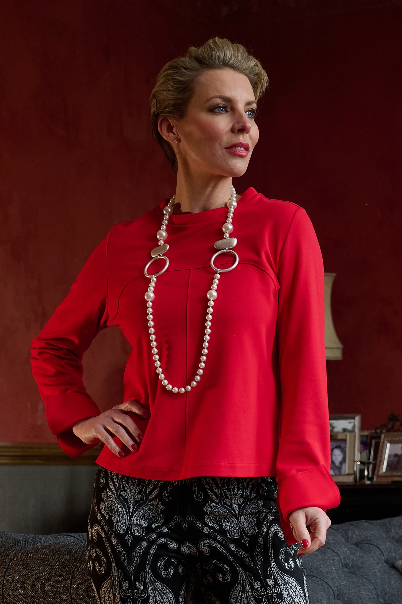 R.O.B. June Jersey Top Red 40