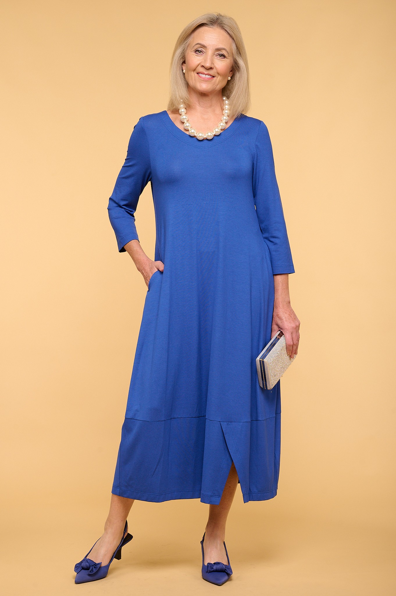 Noen Fabiana Jersey Dress Royal 62