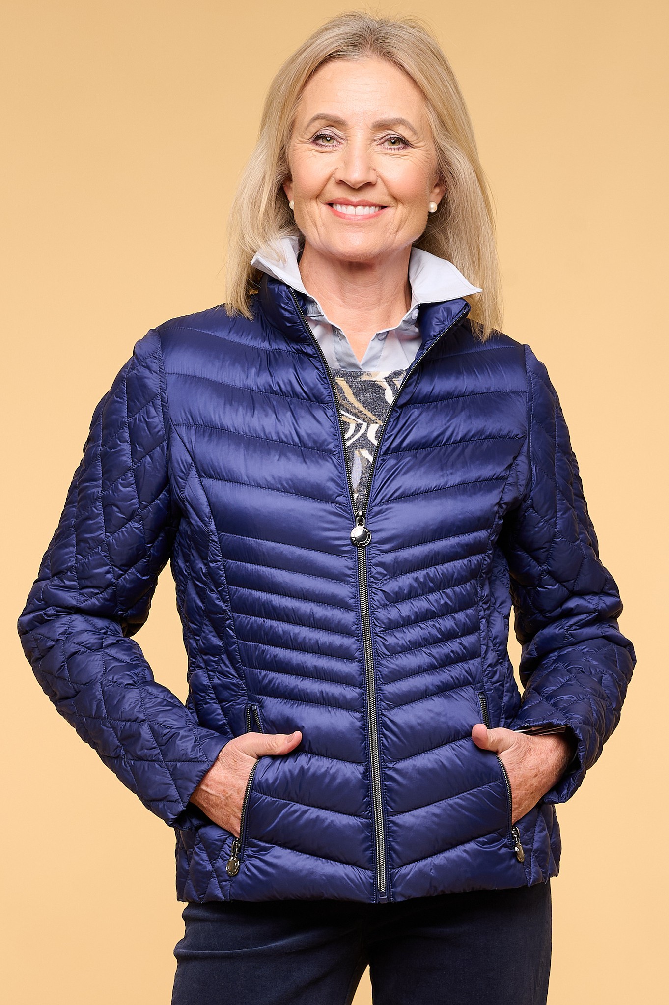Frandsen Jelena Technical Down Jacket Indigo Blue 64