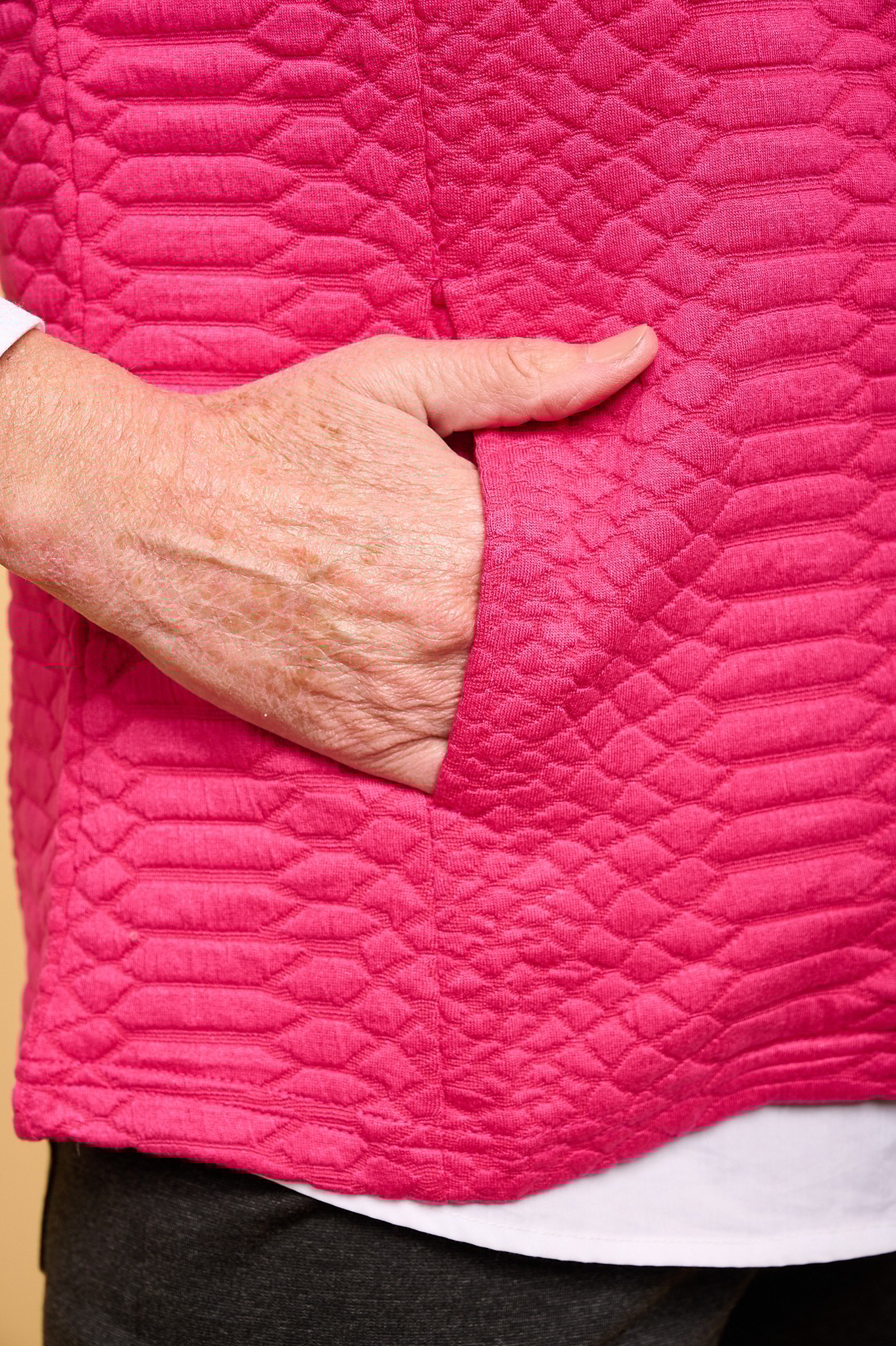 Sunday Dalia Jersey Zip Gilet, 6088-6063