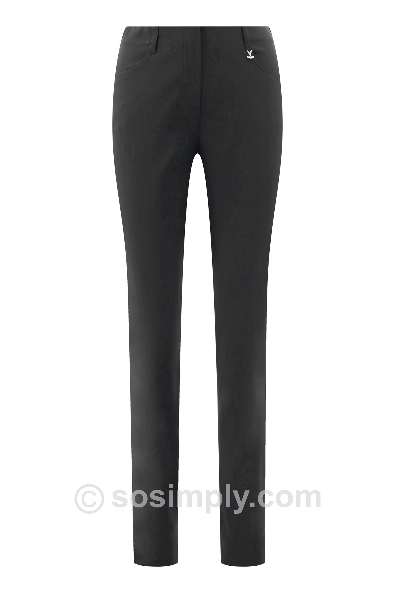 Robell Lexi Winter Golf Trouser Charcoal Grey 97