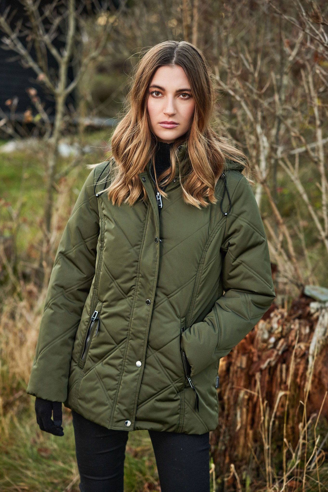 Frandsen Reyla Technical Down Jacket Olive 88