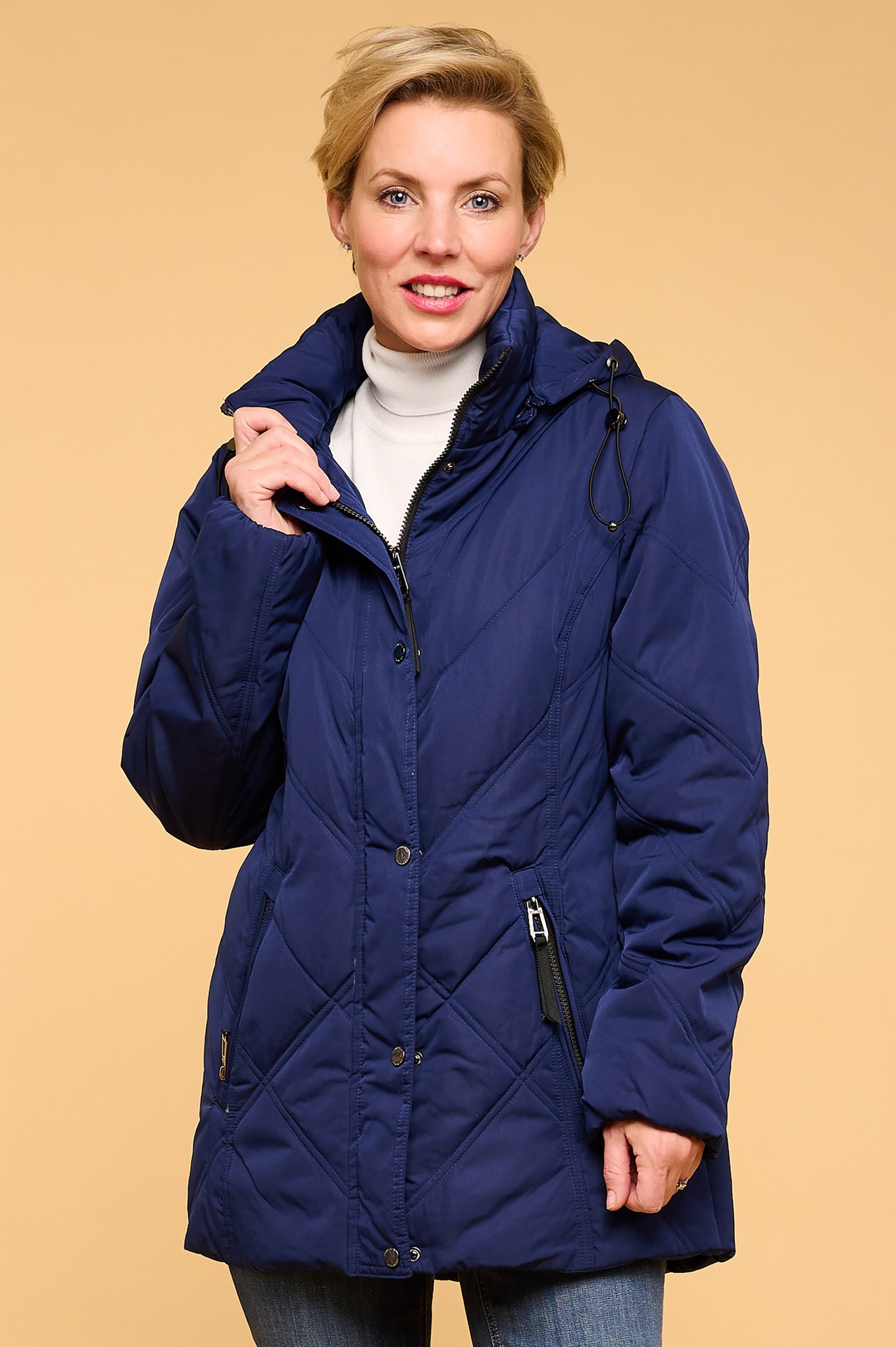 Frandsen Reyla Technical Down Jacket Indigo Blue 641
