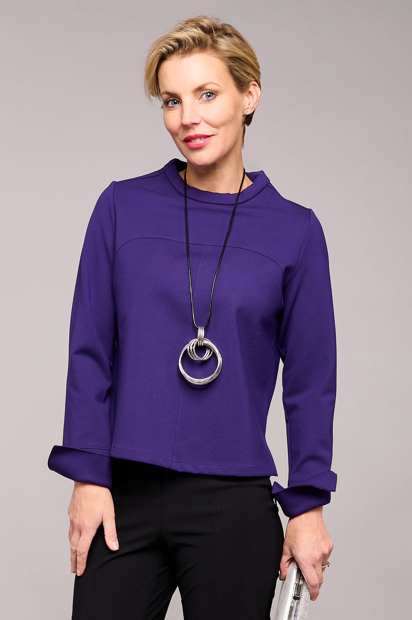 R.O.B. June Jersey Top Royal Purple 540