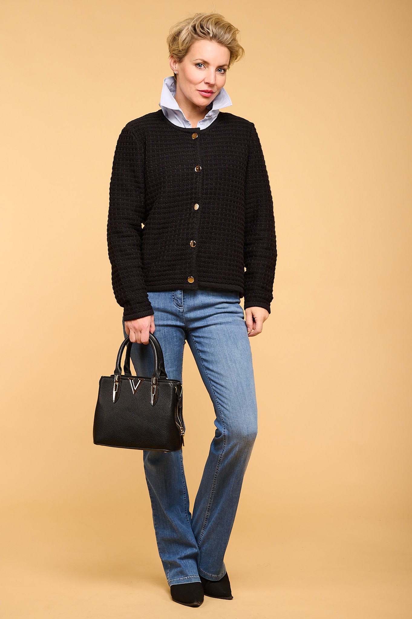 Robell Joella Vintage Slim Fit Flare Jean Light Denim 62