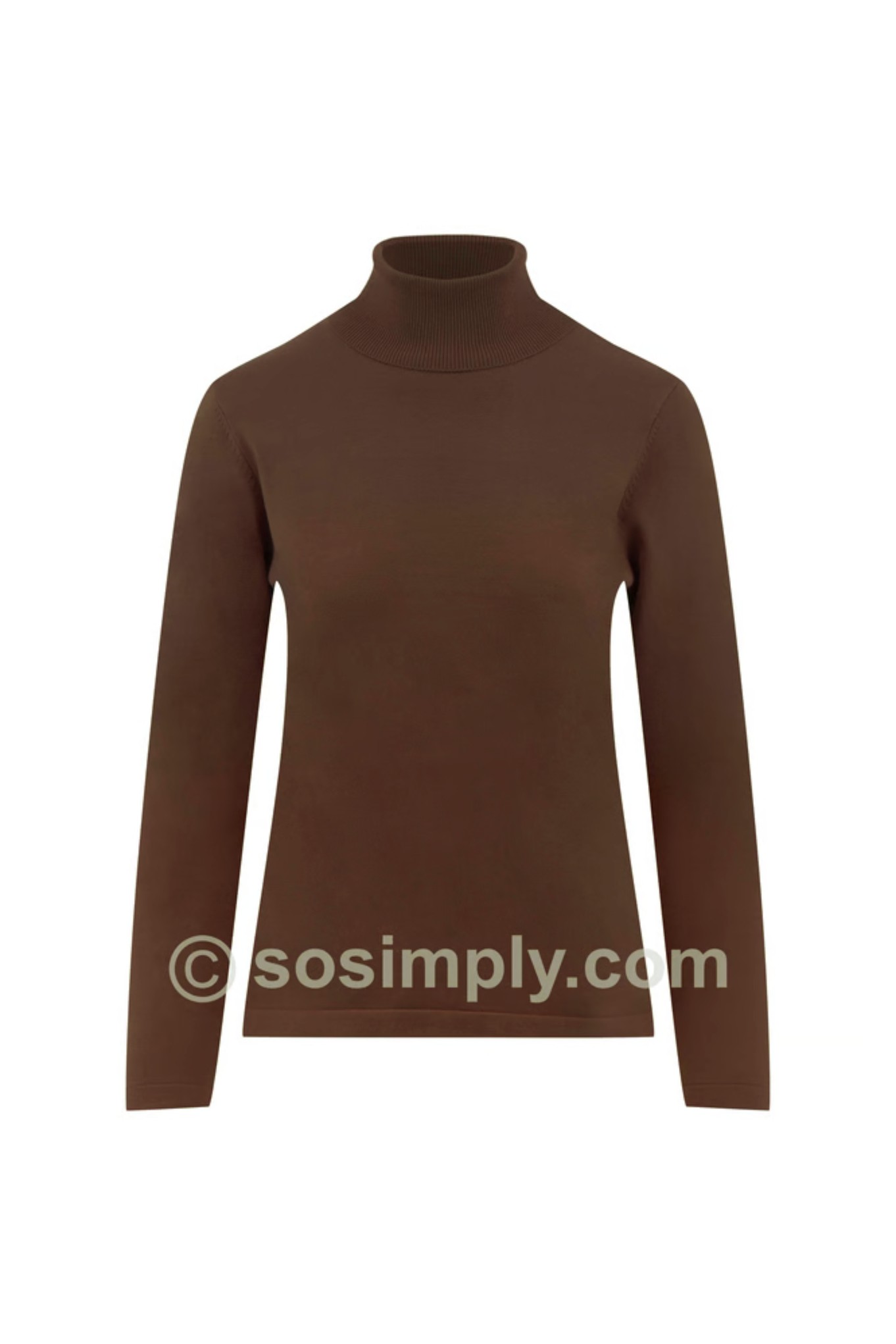 Sunday Polo Neck Sweater Almond 3801