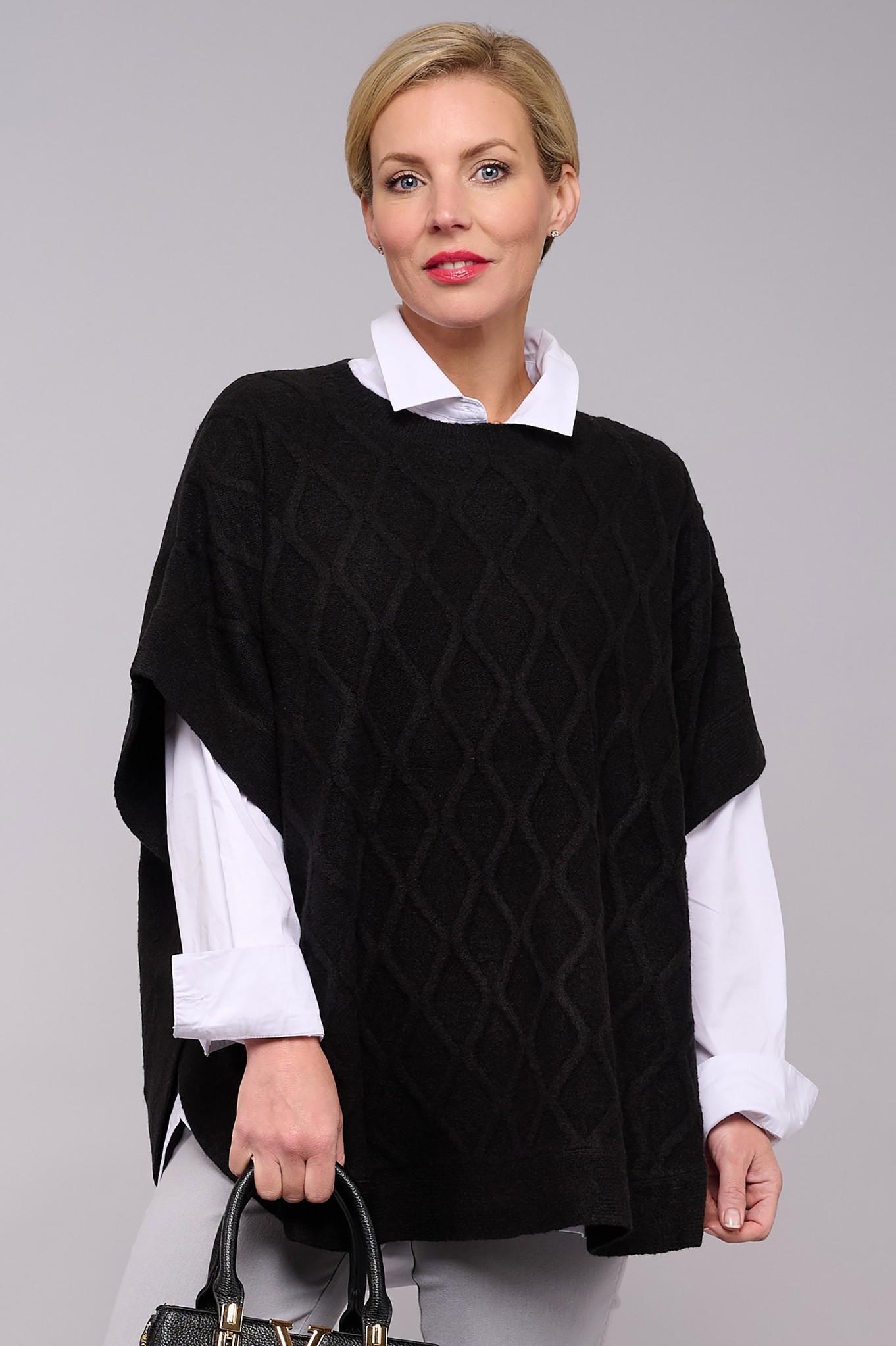 Sunday Gina Button Tabard Tank Top Black 90