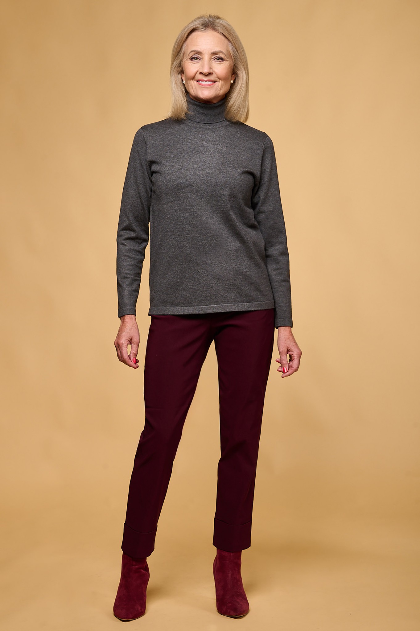 Robell Bella 09 Ankle Grazer Bordeaux 562