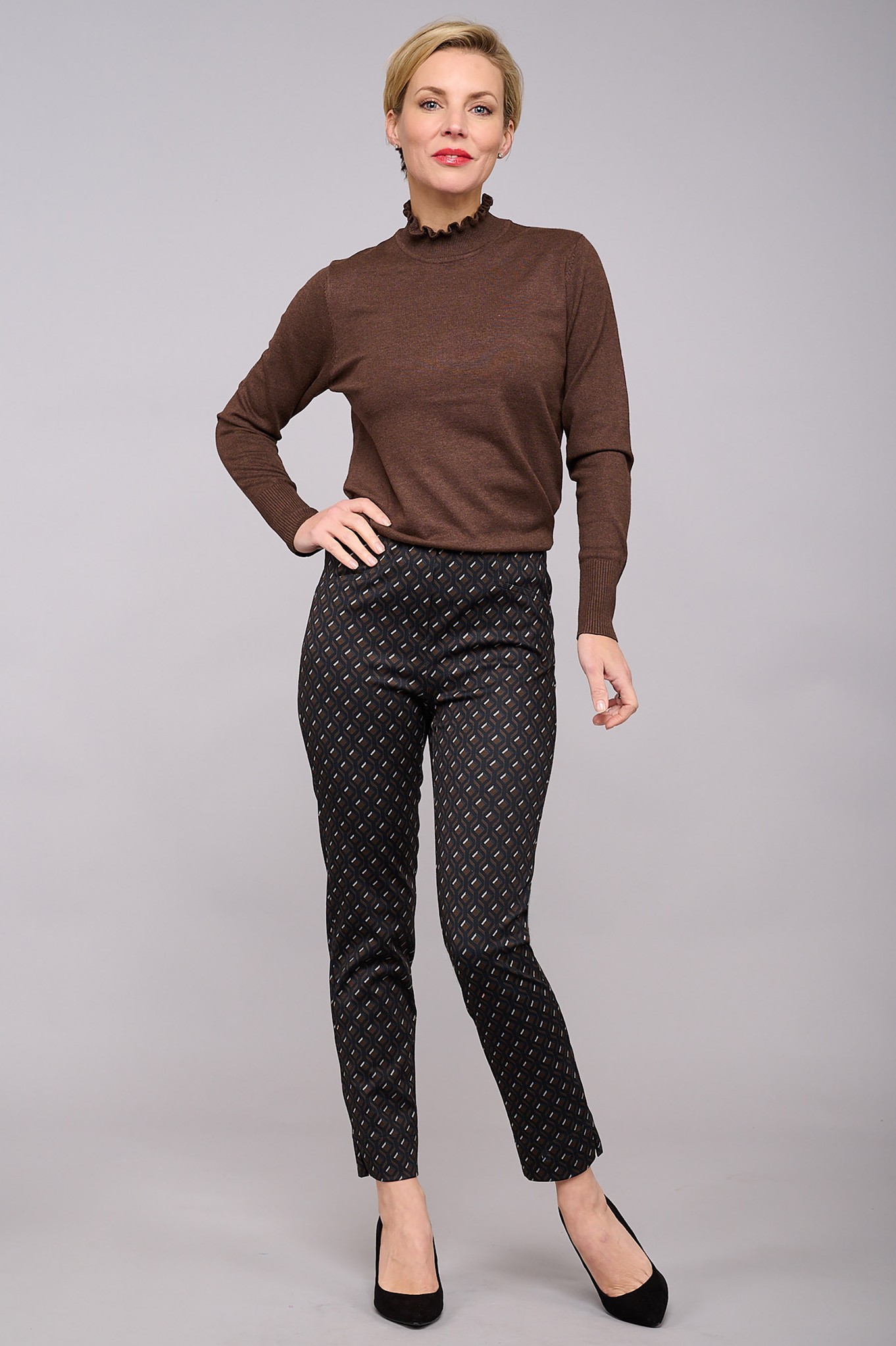 Robell Rose 09 Brompton Geo Ankle Grazer Navy 69