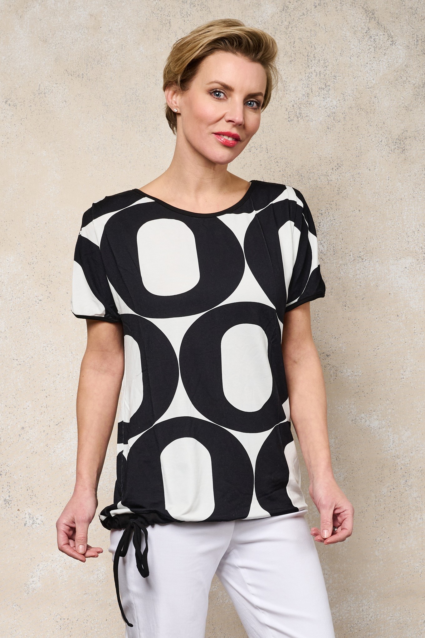 I'cona Elva Abstract Tie Top Black 90