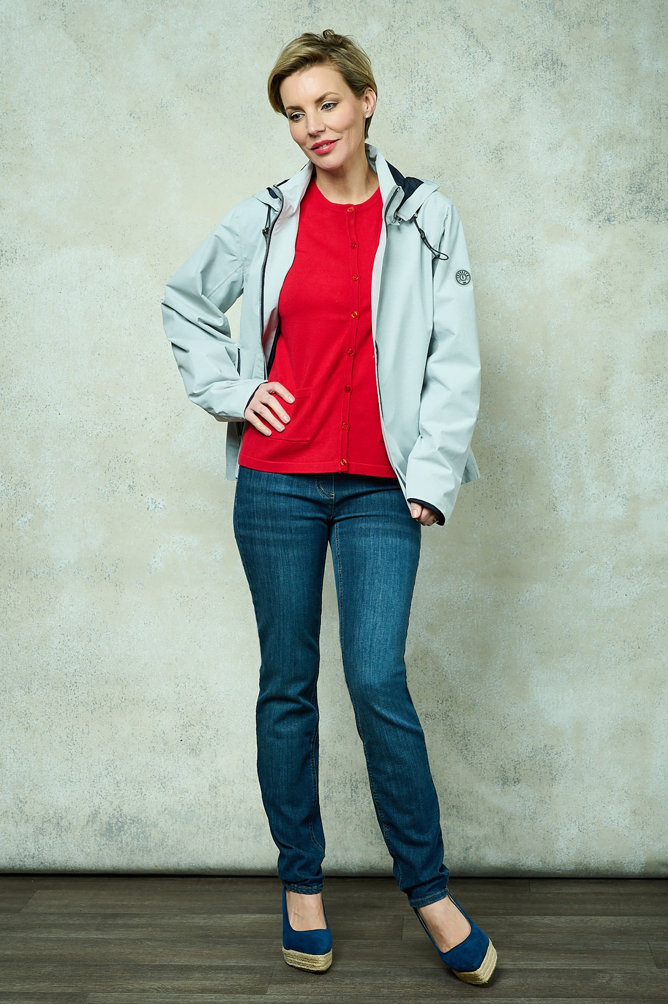 Robell Rose Slim Fit Denim Jean Natural Denim 64