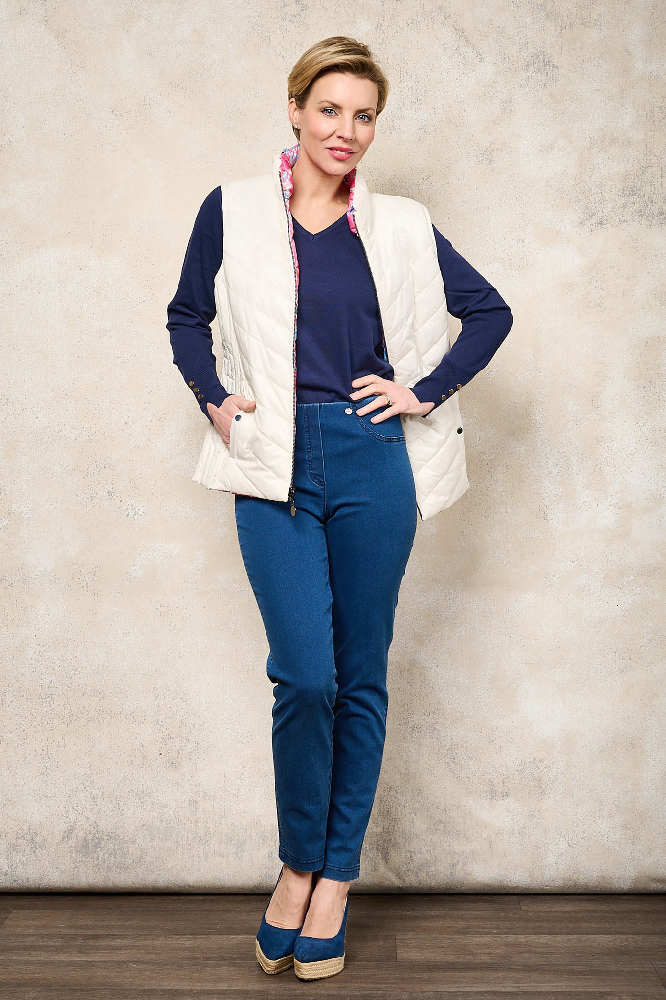 Robell Bella Denim Jean Natural Denim 64