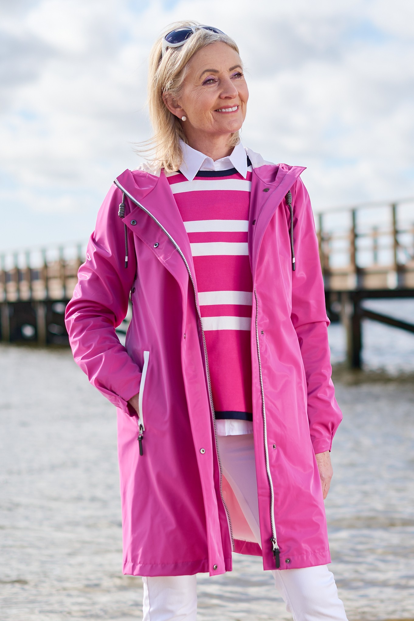 Frandsen Rubi Rain Jacket Fuchsia 55