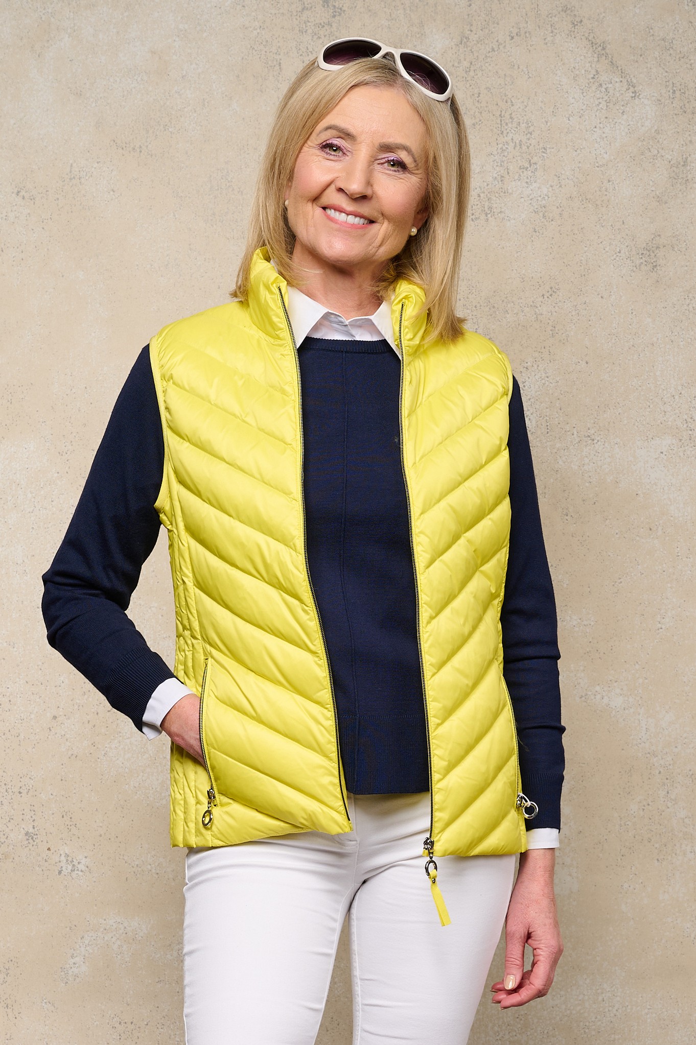Frandsen Jensine Down Gilet Sunshine Yellow 21