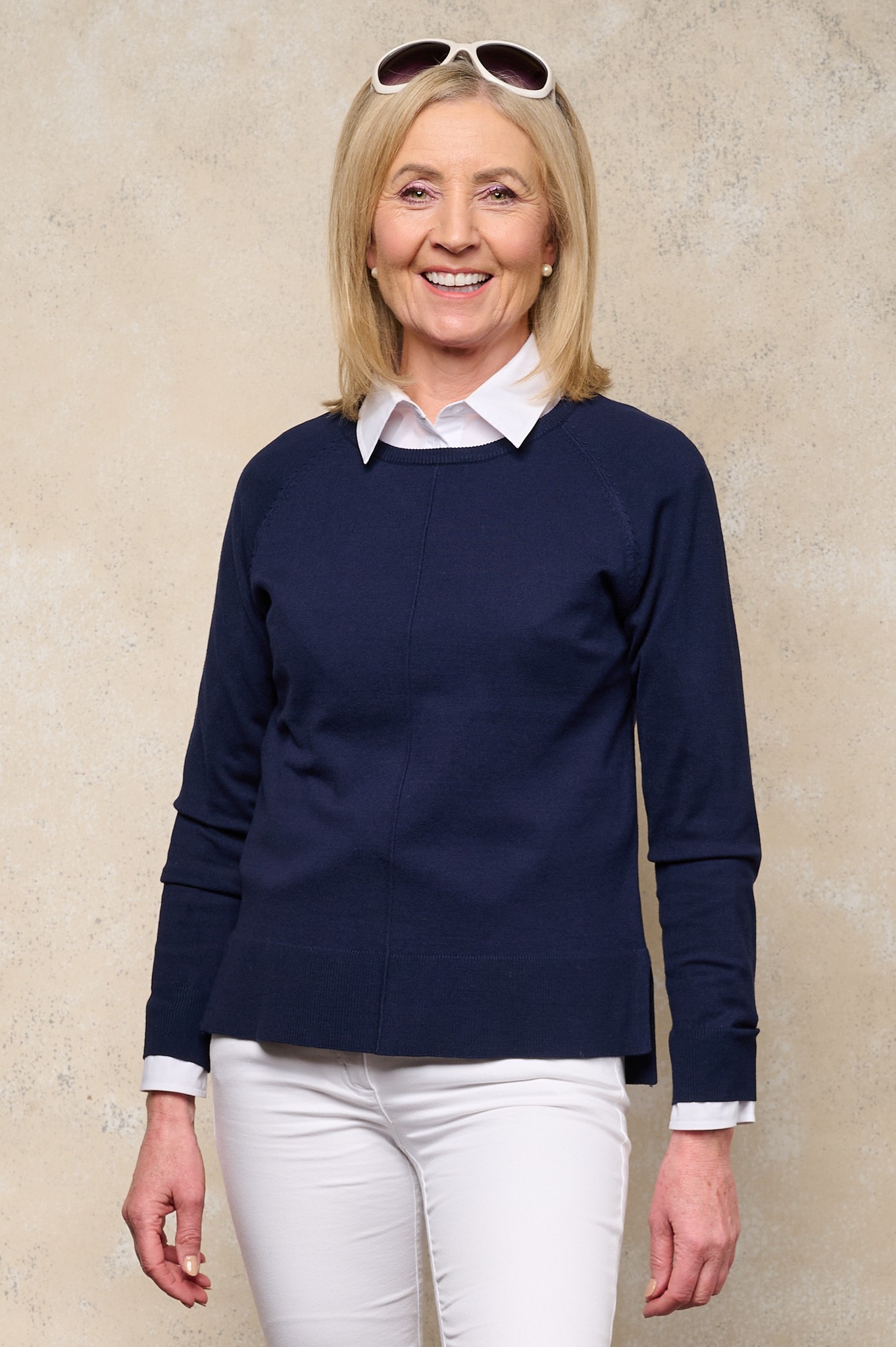 Sunday Edia Soft Knit Jumper Navy 69