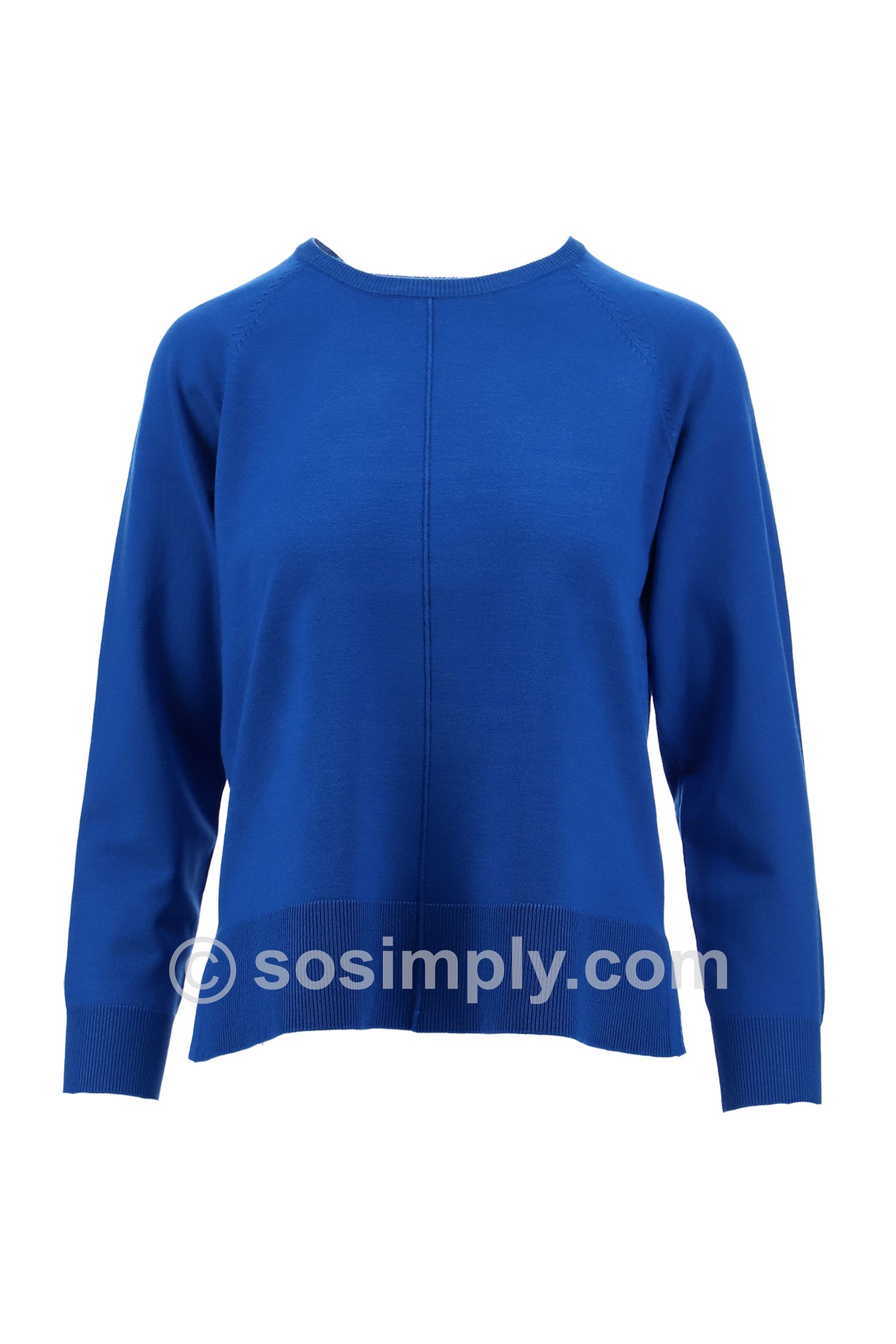 Sunday Edia Soft Knit Jumper Nautical Blue 66-0