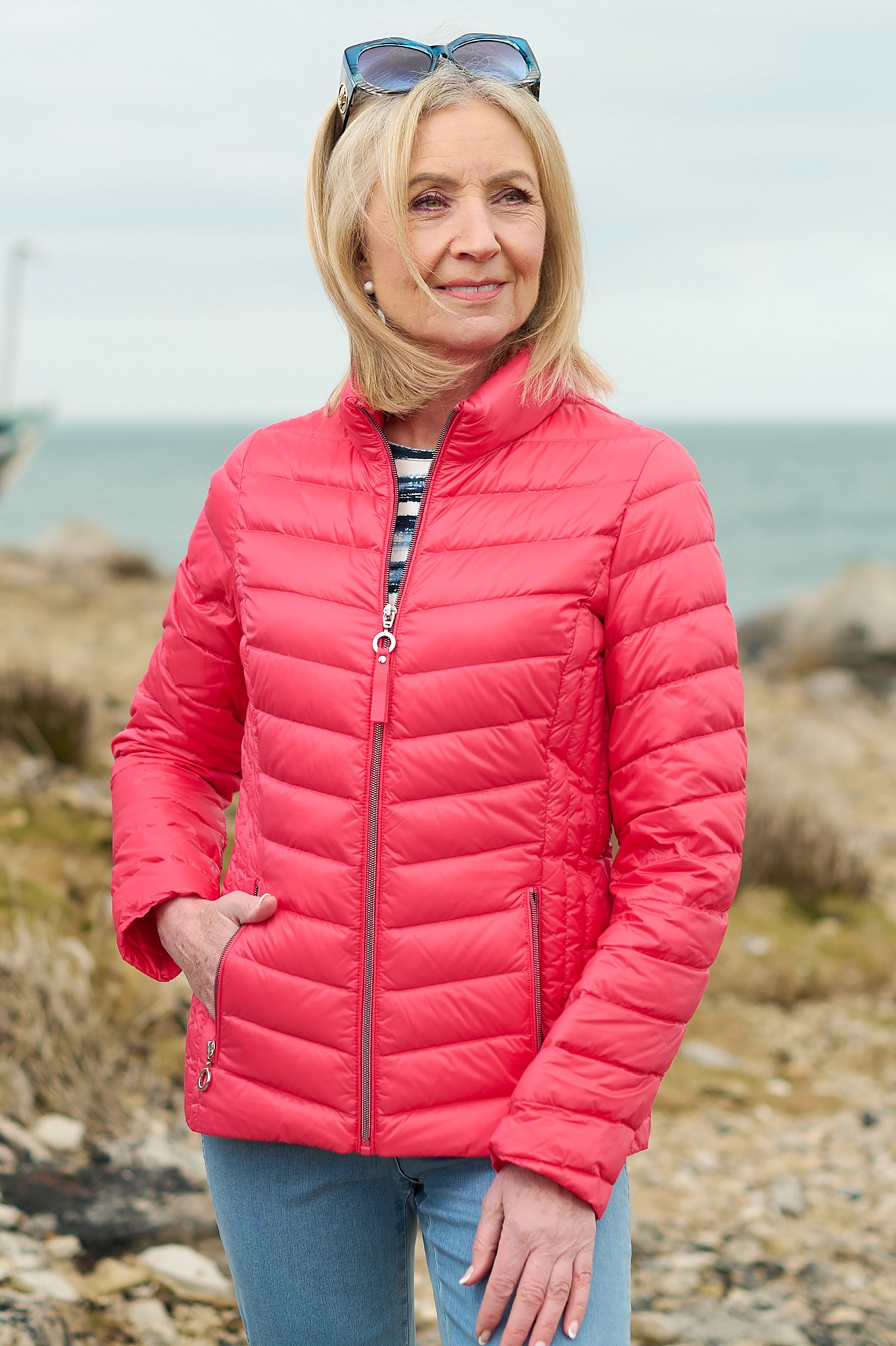 Frandsen Jensine Down Jacket Raspberry 44