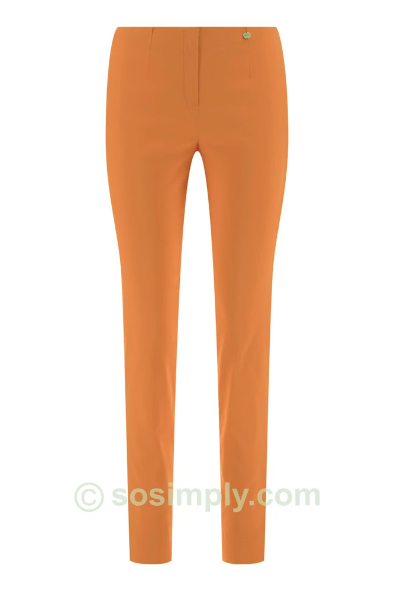 Robell Marie Full Length Trouser Apricot 325