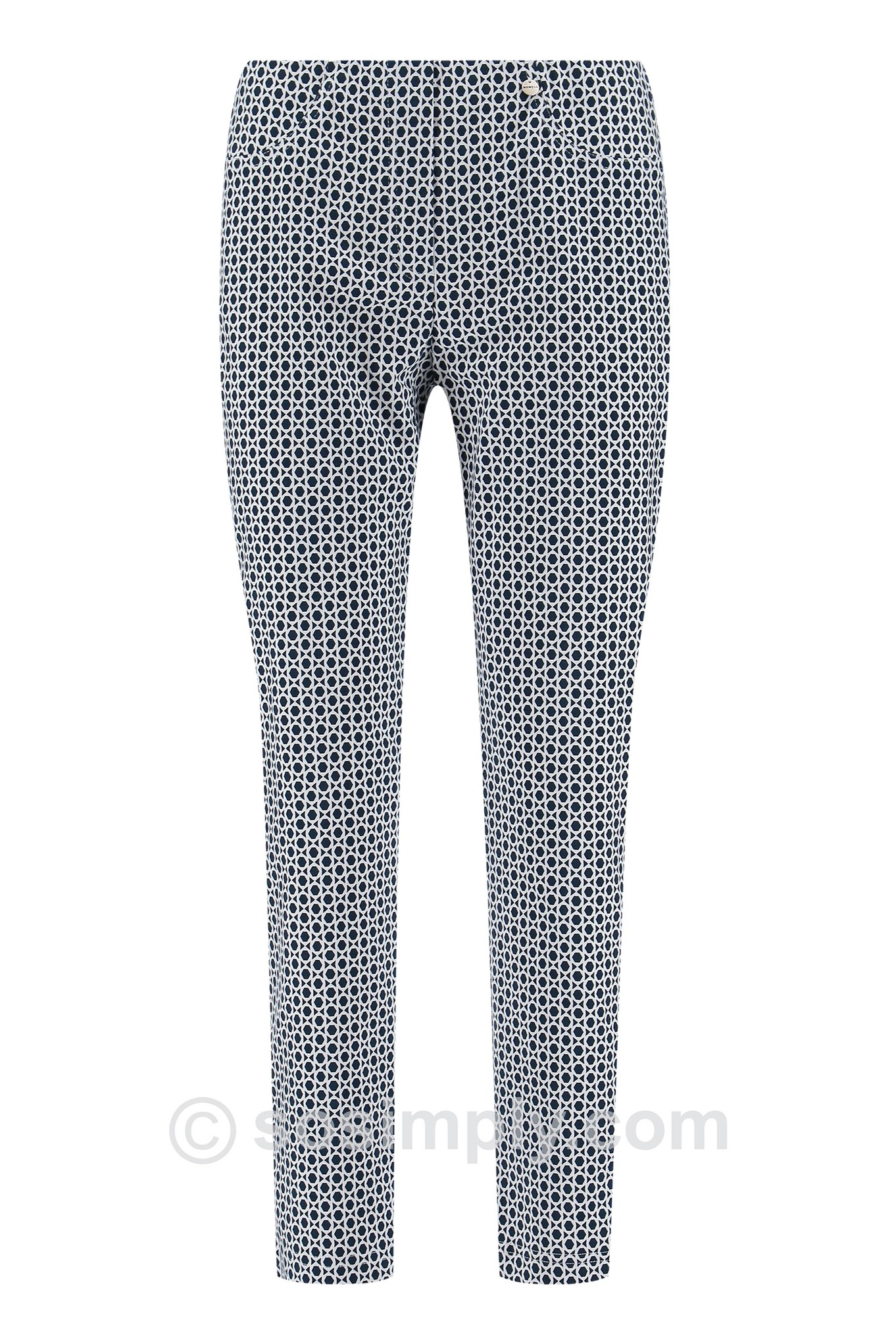 Robell Bella 09 Portals Geo Print Navy 69