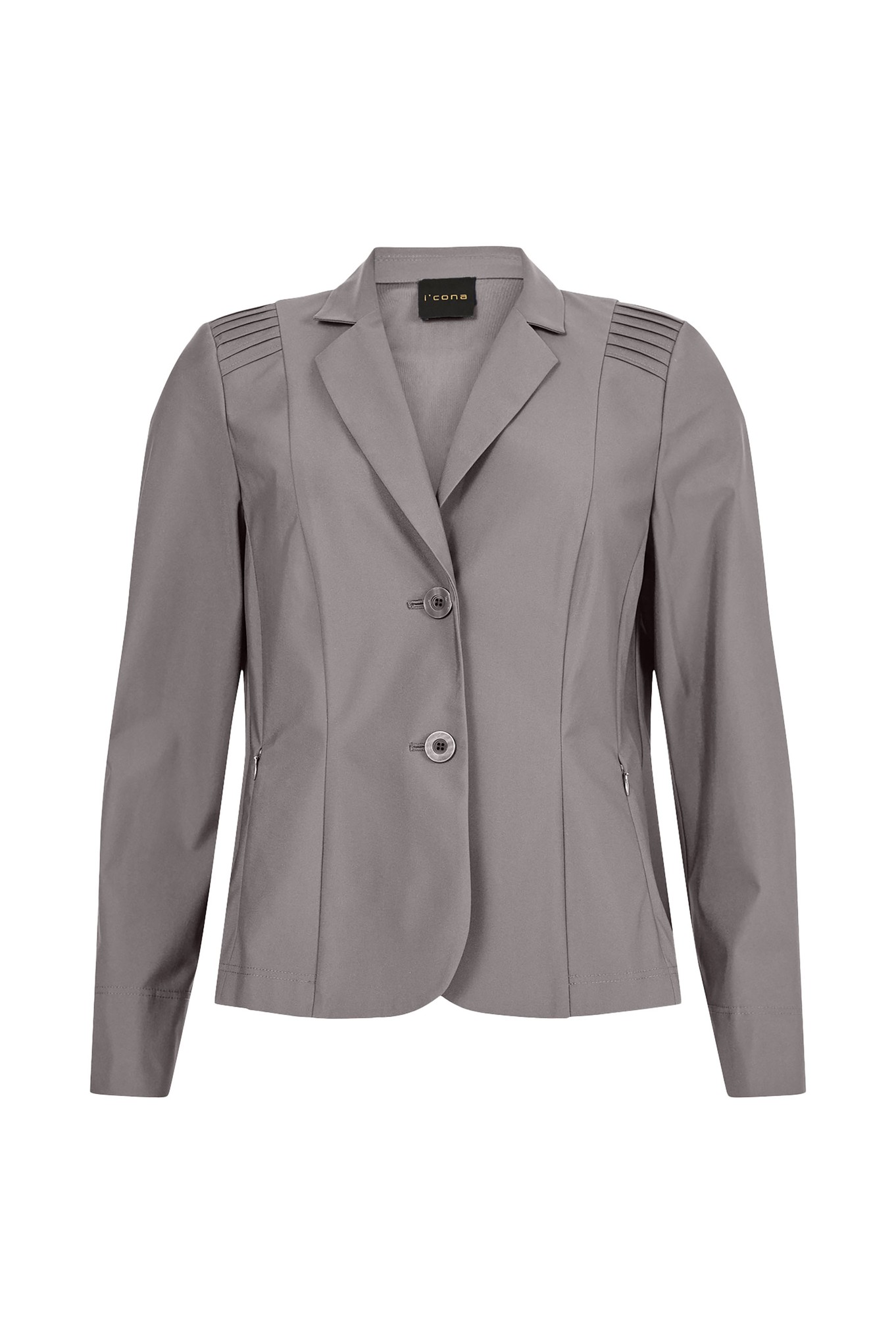 I'cona Lola Luxe Blazer Driftwood Grey 97