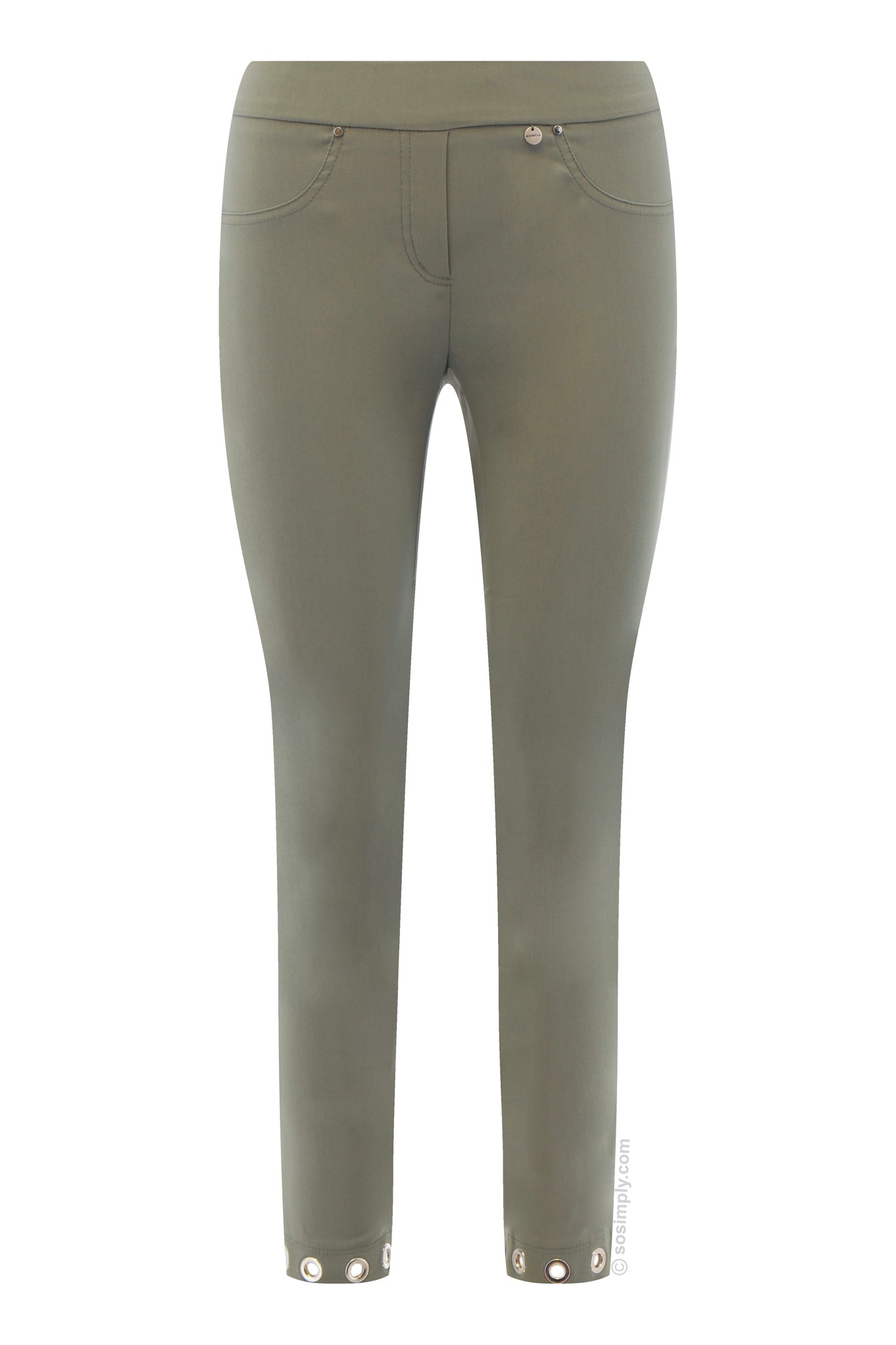 Robell Rose 09 Eyelet Detail Ivy Green 881